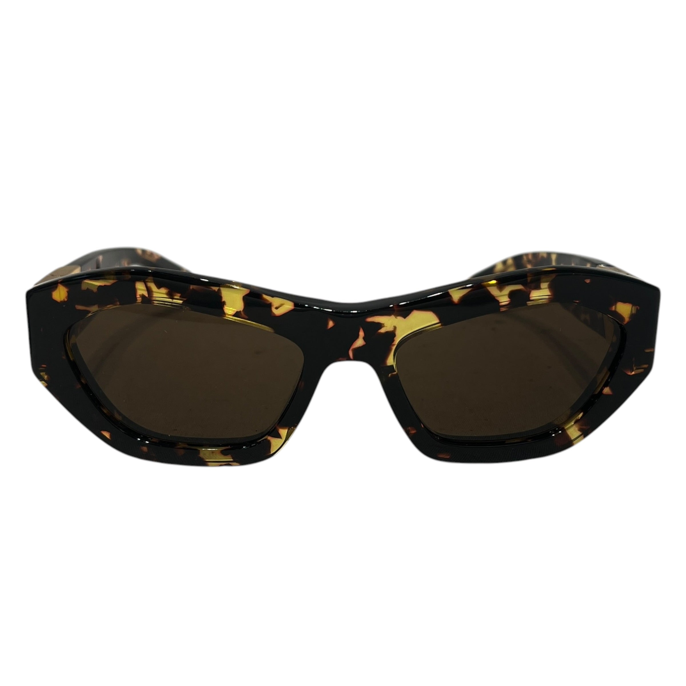 BOTTEGA VENETA/Sunglasses/Animal Pattern/Tortoiseshell Pattern/CML/L's/bv1221s gold accent view 1