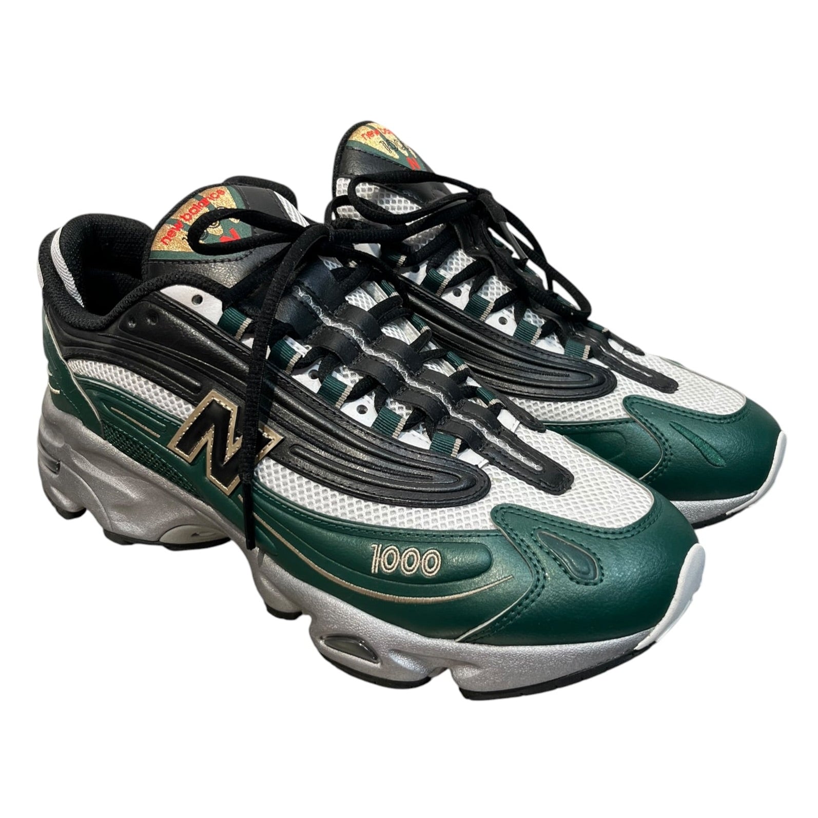NEW BALANCE/Low-Sneakers/US 11/Leather/GRN/M1000TY view 1