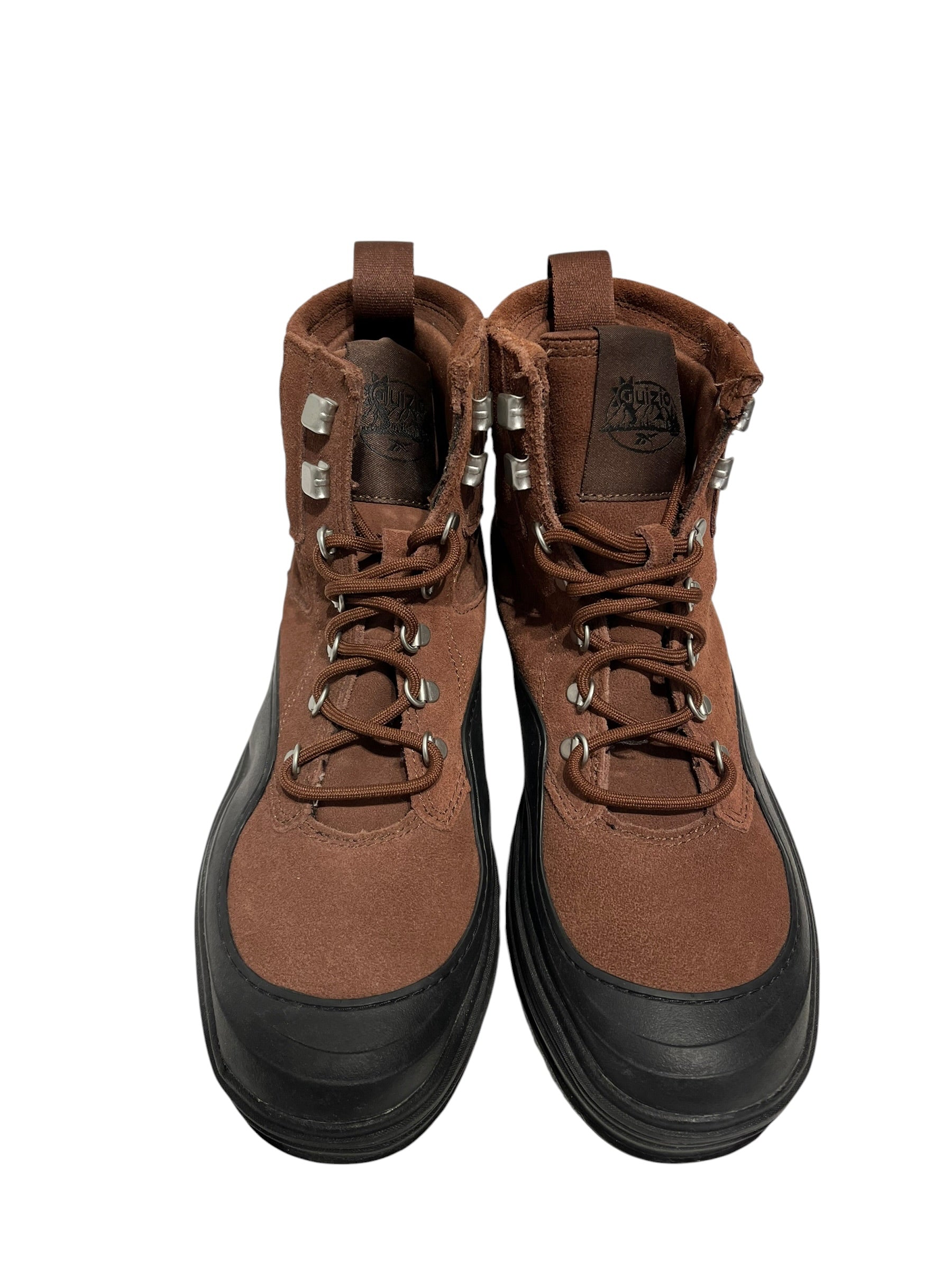 Reebok/Lace Up Boots/US 7.5/Suede/BRW/BLACK RUBBER SOLES/BROWN view 4