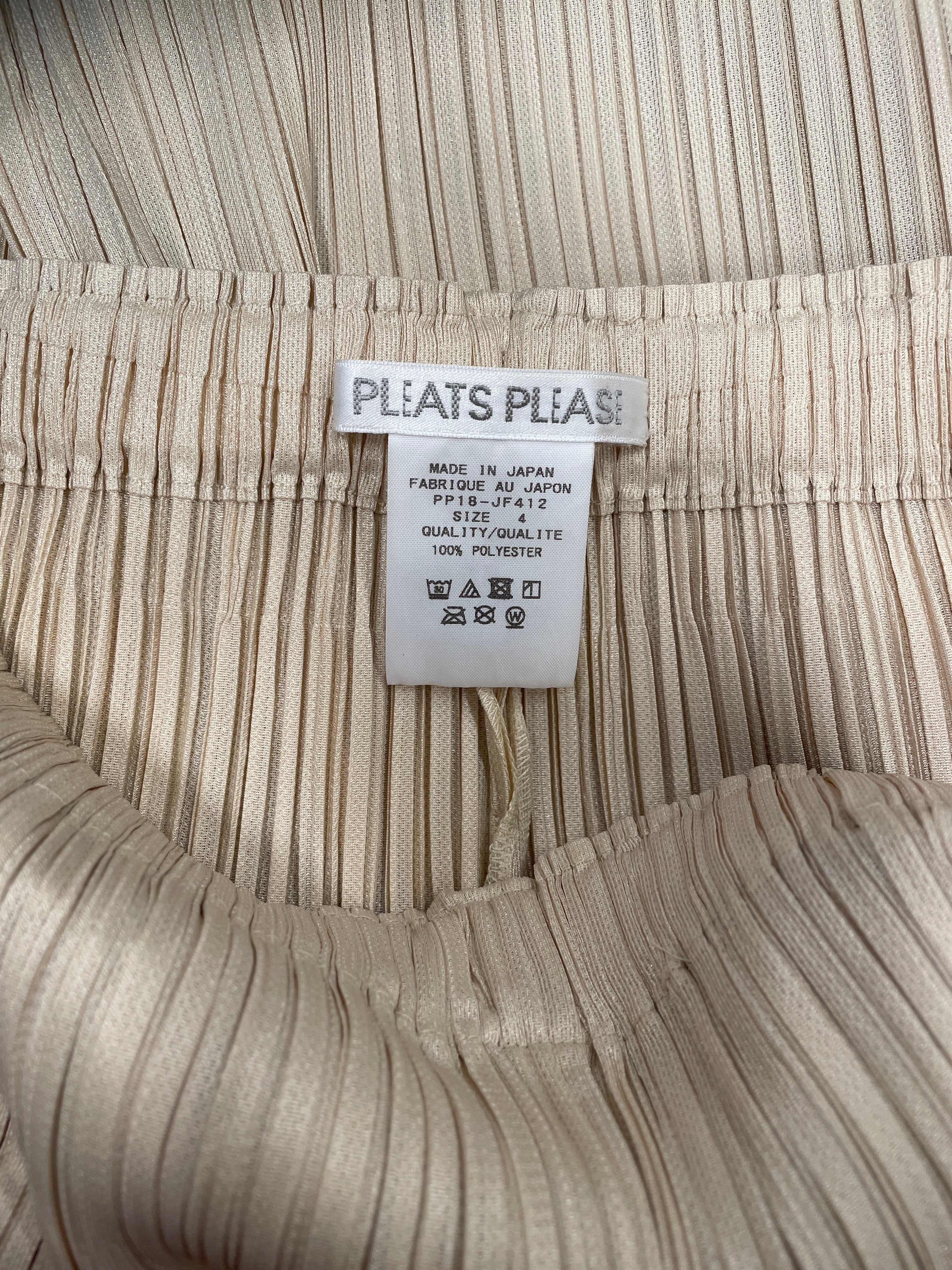 PLEATS PLEASE ISSEY MIYAKE/Bottoms/4/Polyester/CRM/THICKER BOTTOMS 1 view 3