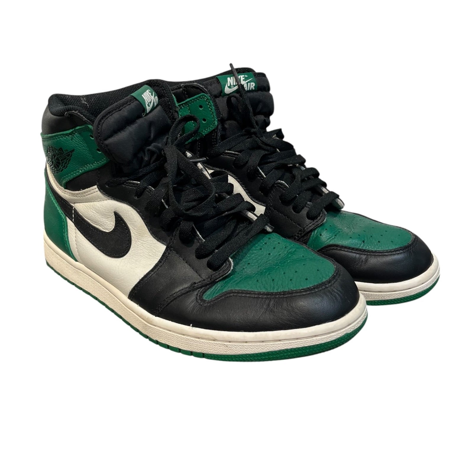 JORDAN BRAND/Hi-Sneakers/US 11/Leather/GRN/JORDAN 1 PINE GREE OG view 1