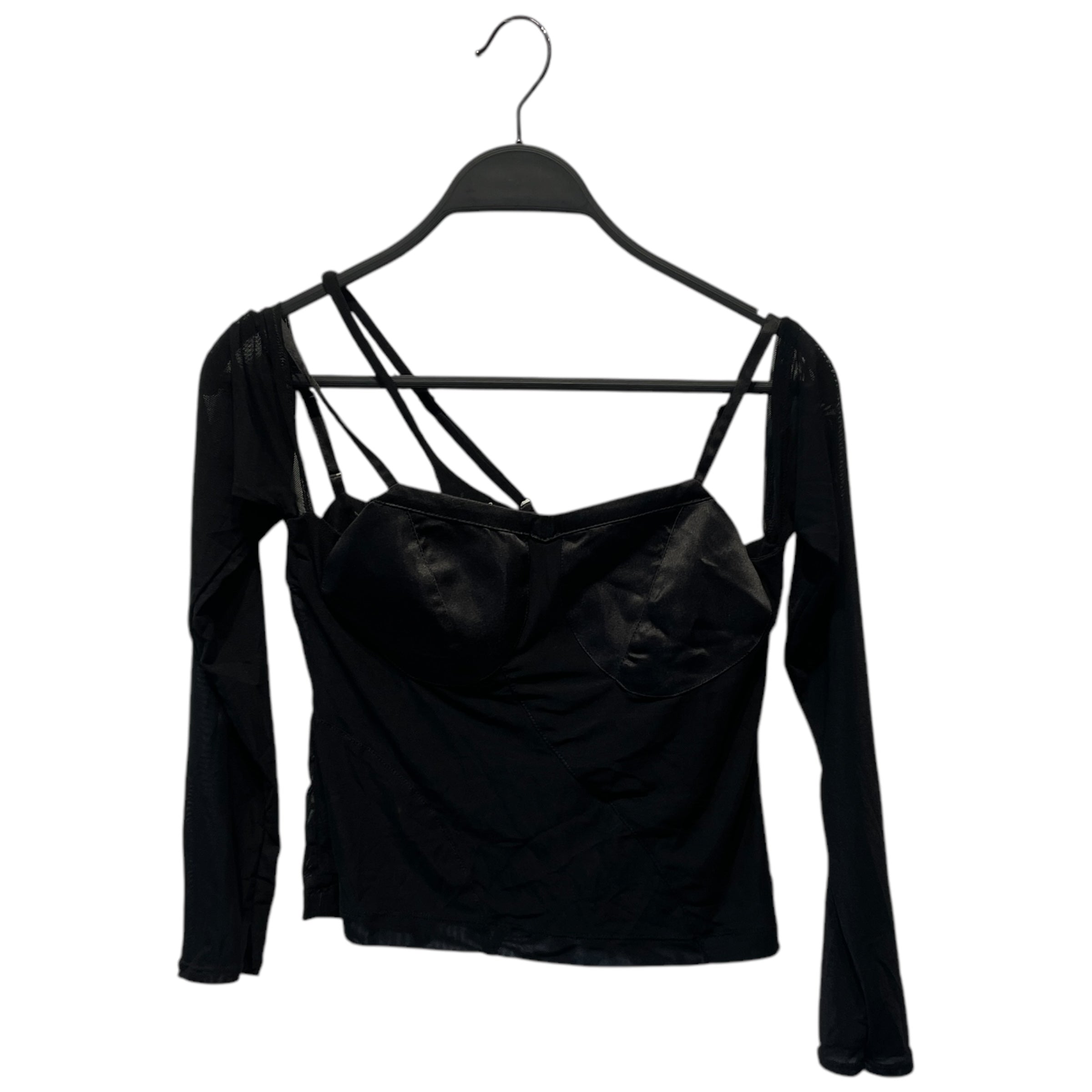 HELIOT EMIL/LS Blouse/S/Nylon/BLK/ view 2
