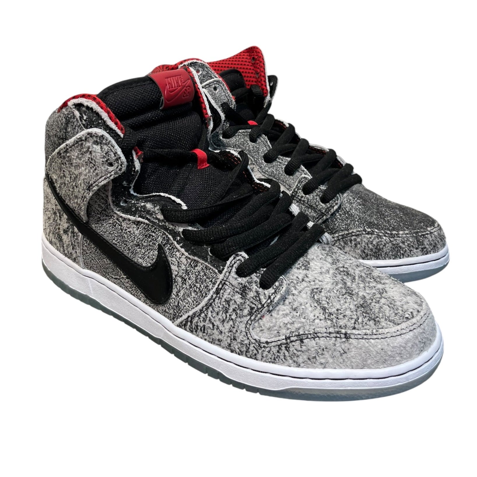 NIKE/DUNK HIGH PREMIUM SB/Hi-Sneakers/US 12/Suede/GRY/313171-024 view 1