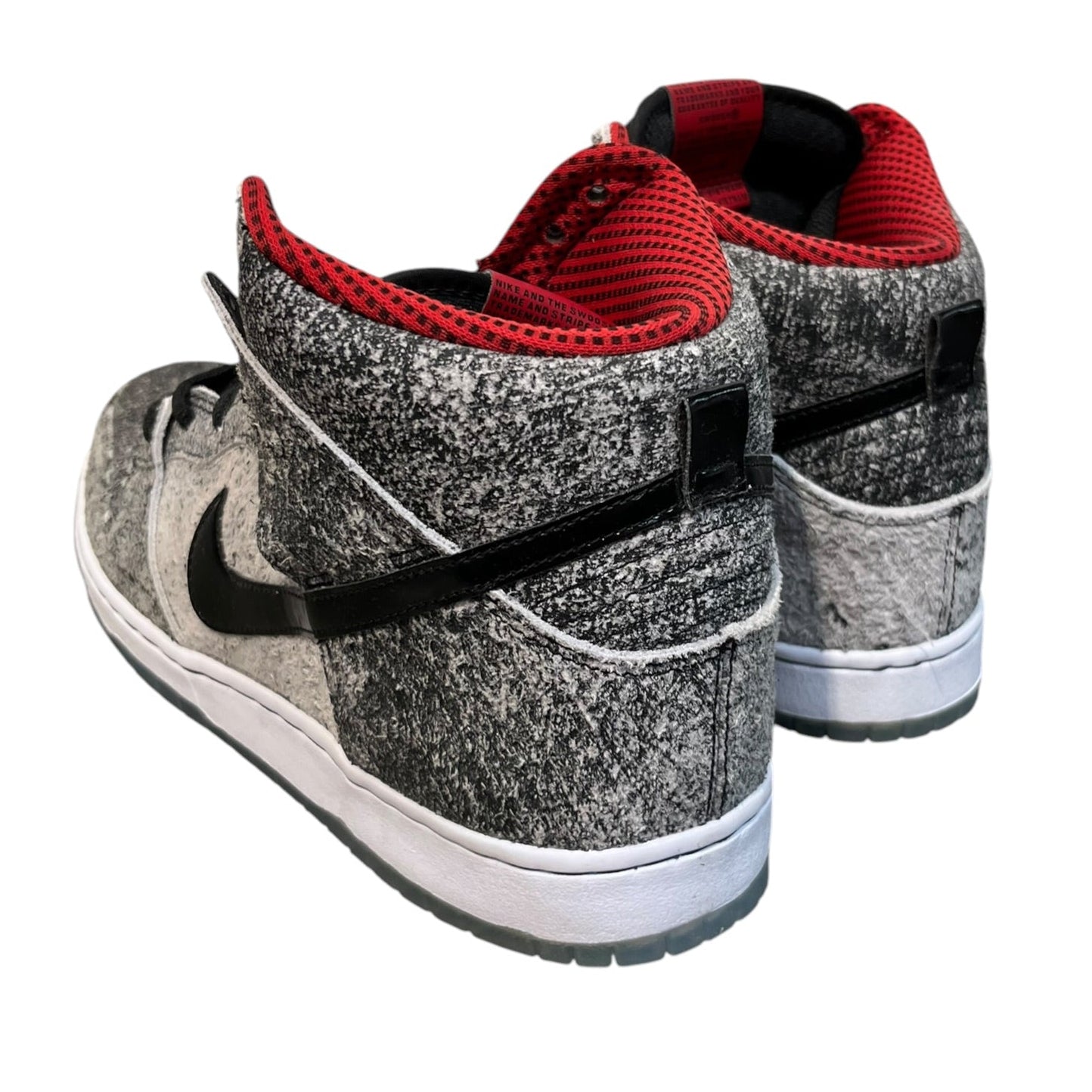 NIKE/DUNK HIGH PREMIUM SB/Hi-Sneakers/US 12/Suede/GRY/313171-024 view 2