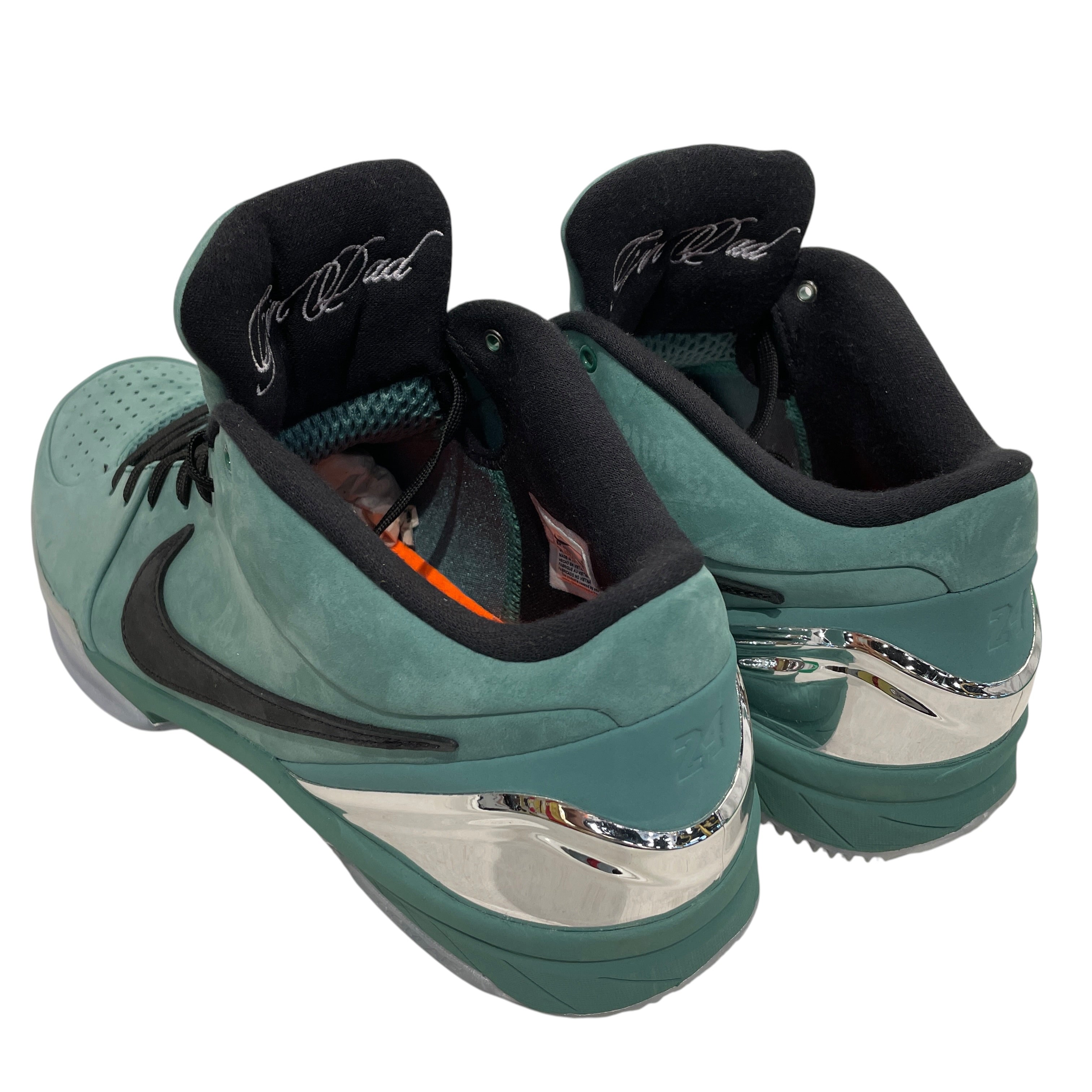 NIKE/KOBE 4 PROTRO/Low-Sneakers/US 15/Suede/GRN/FQ3545-300 view 2