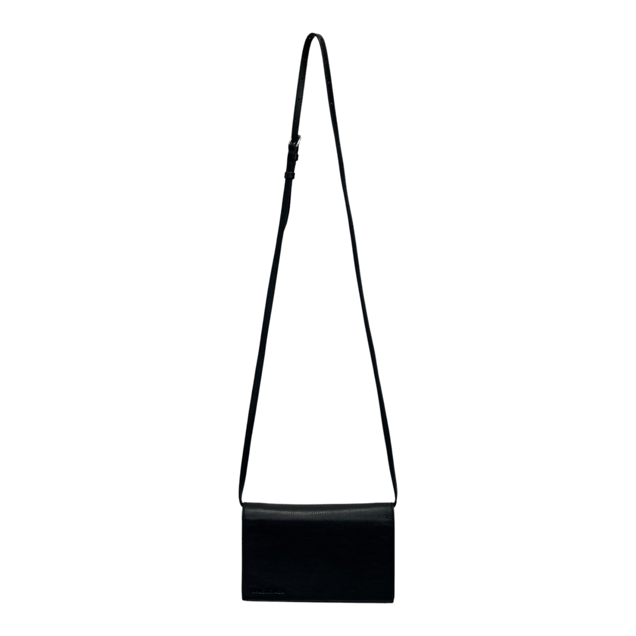 BALENCIAGA/Cross Body Bag/Leather/BLK/CROSSBODY CLUTCH view 1