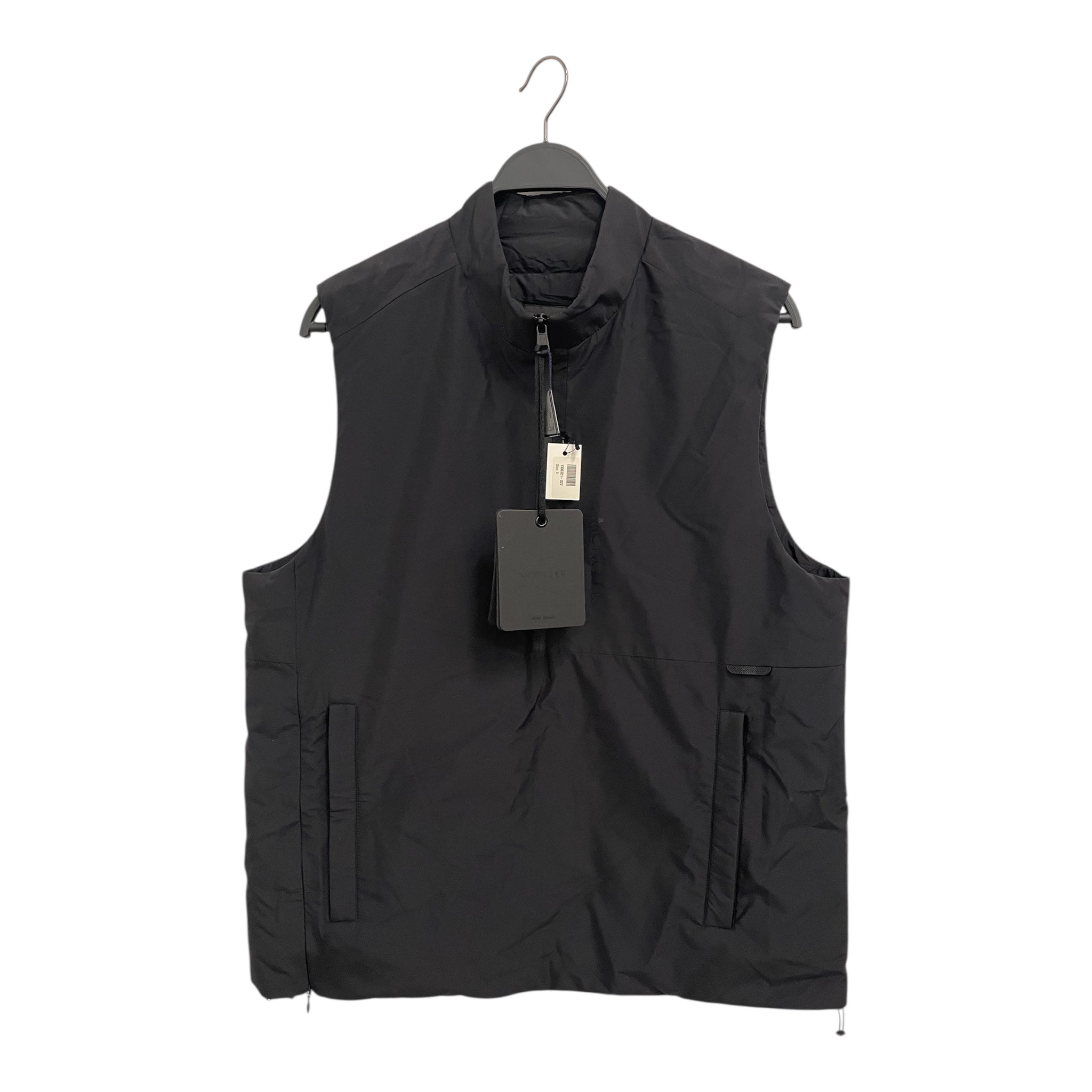 MONCLER/Puffer Vest/Polyester/BLK/1/2 zip view 1