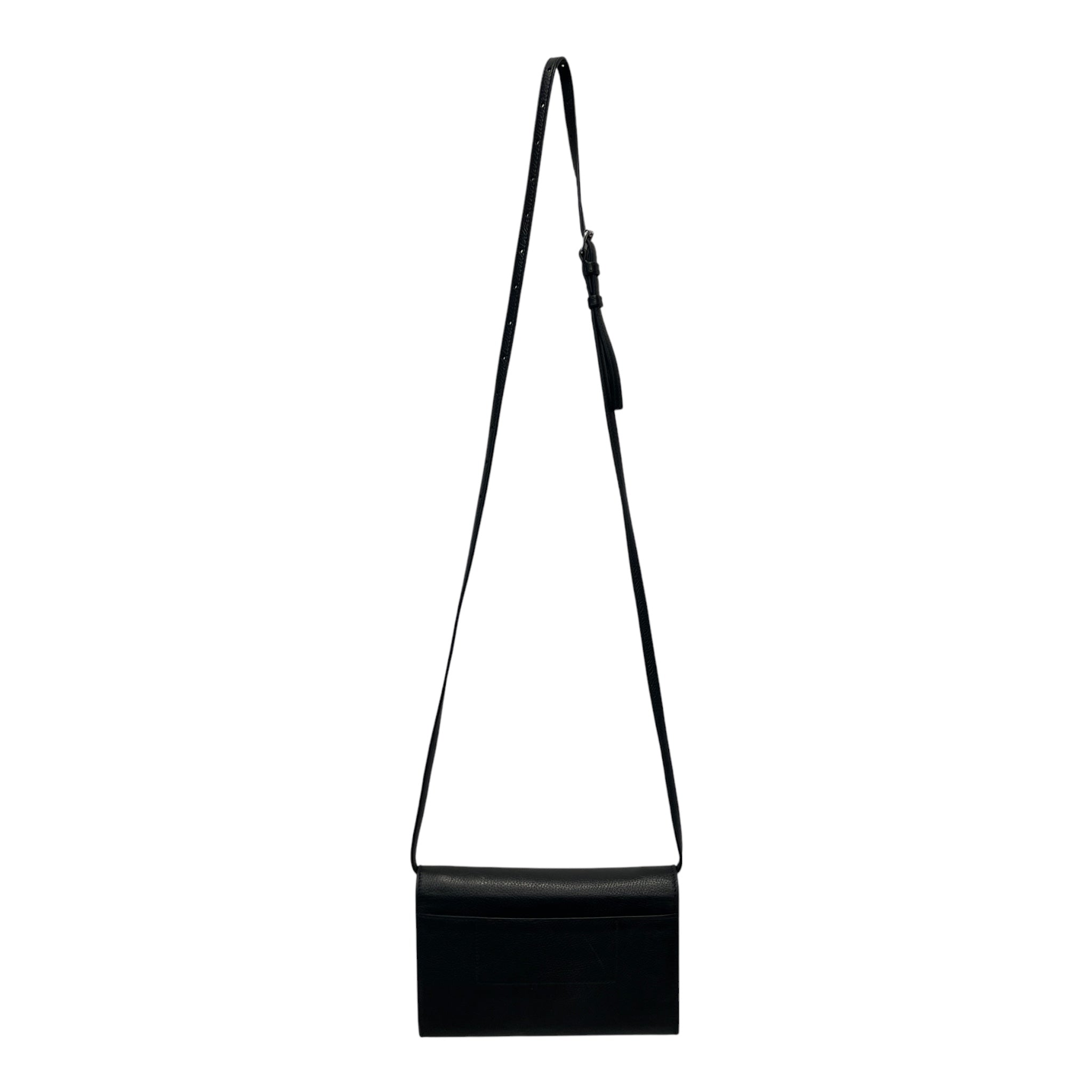 BALENCIAGA/Cross Body Bag/Leather/BLK/CROSSBODY CLUTCH view 2