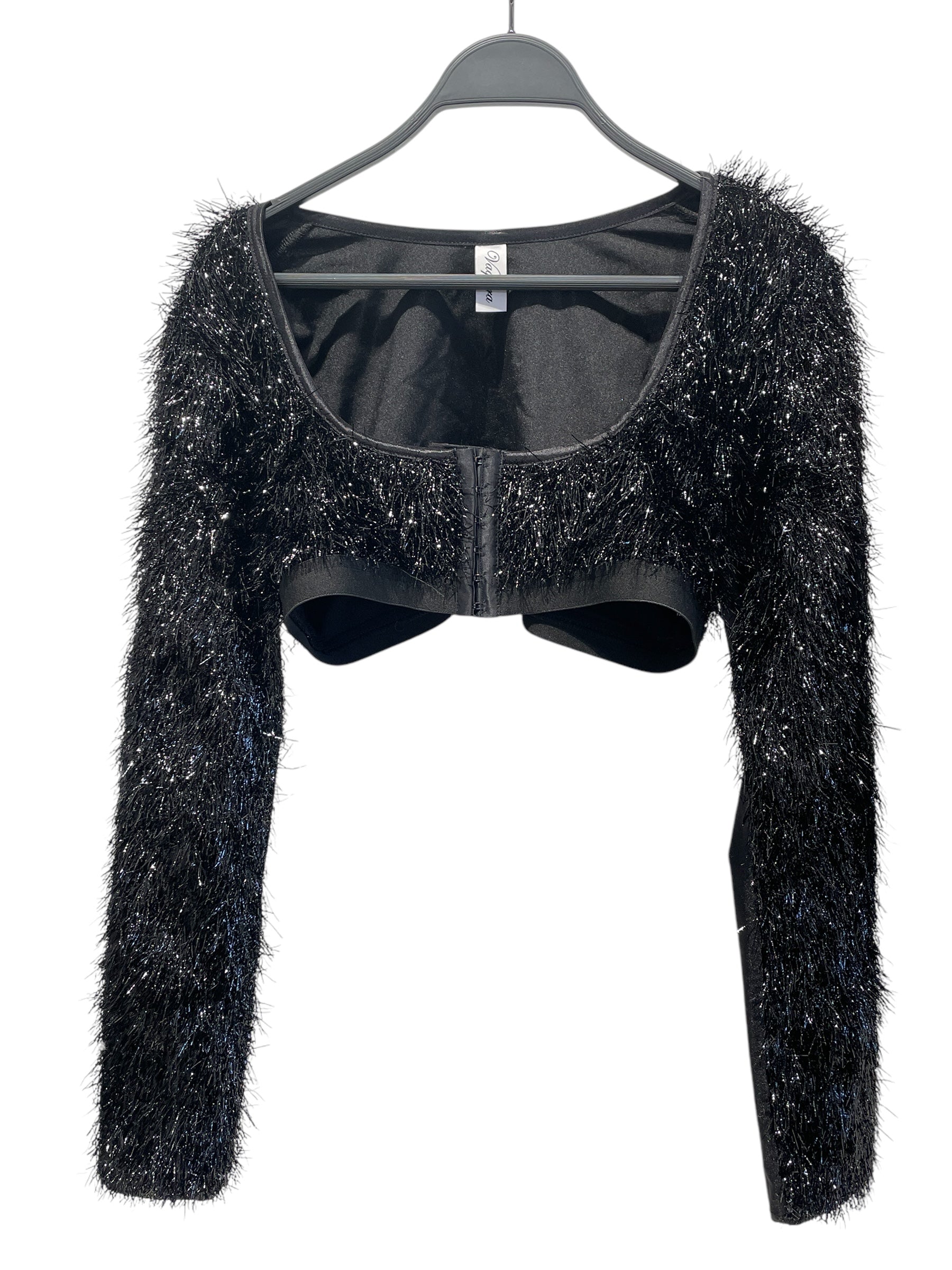 Vaquera/LS Blouse/L/Polyester/BLK/ view 1