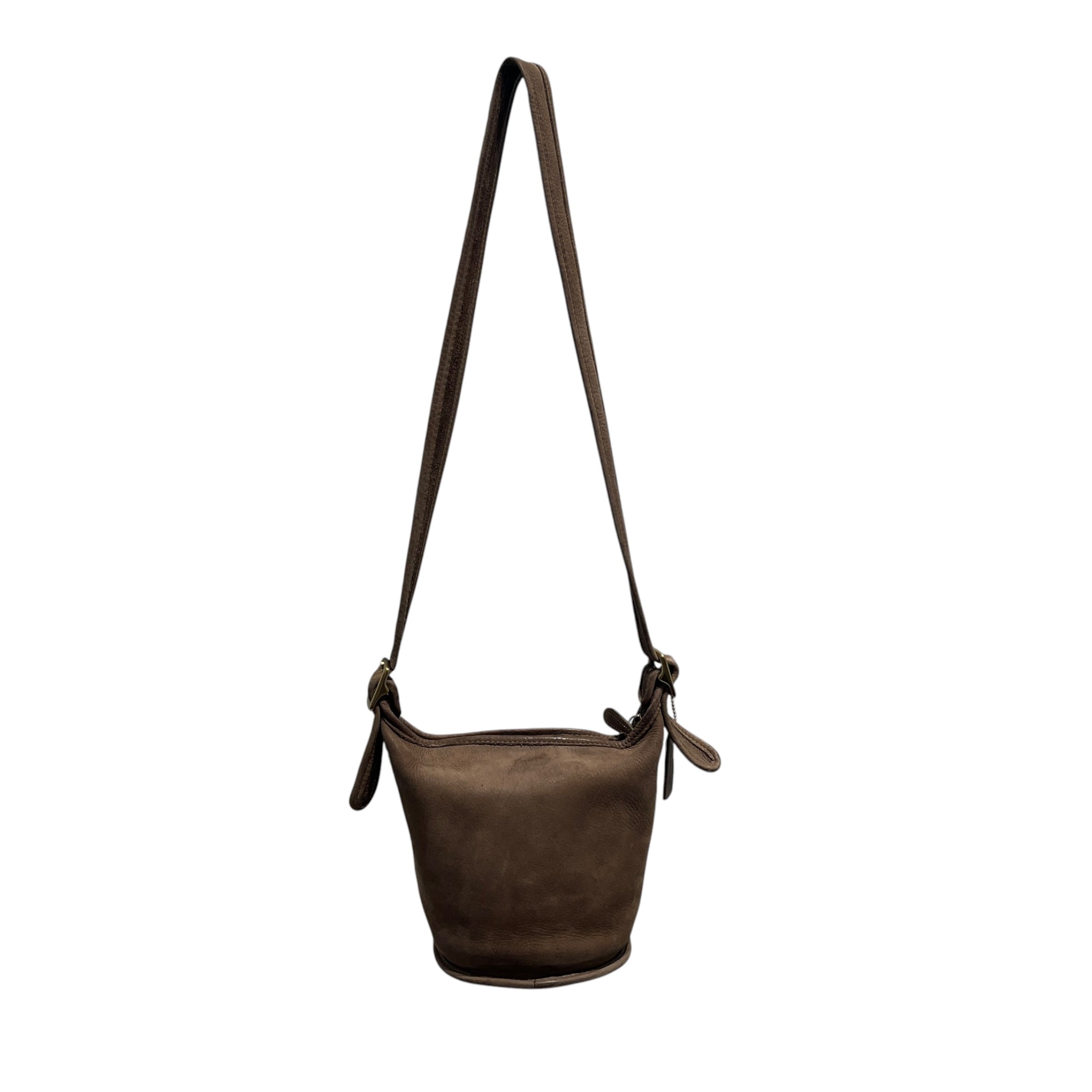COACH/Cross Body Bag/Suede/CML/4954 suede view 2