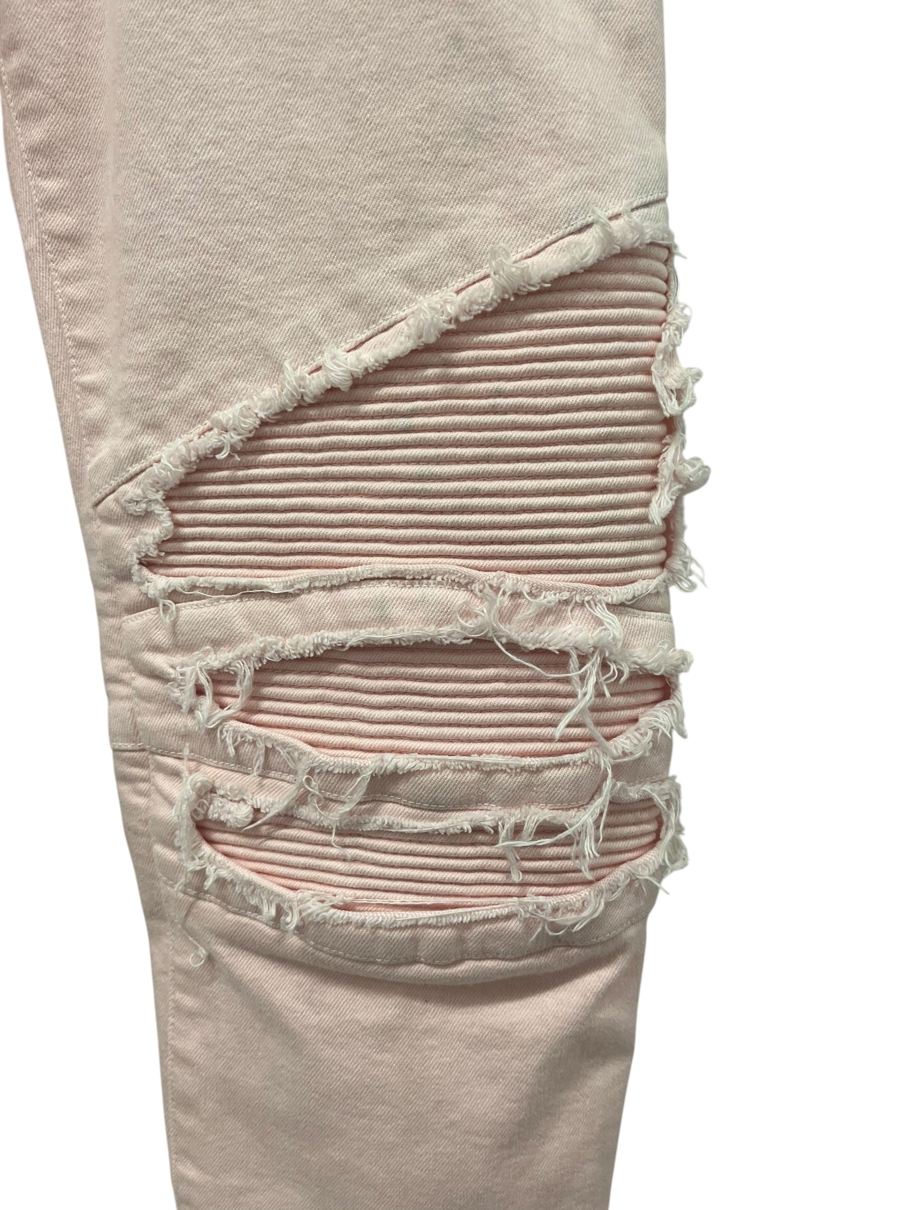 BALMAIN/Skinny Pants/30/Denim/PNK/PINK BIKER JEANS view 7