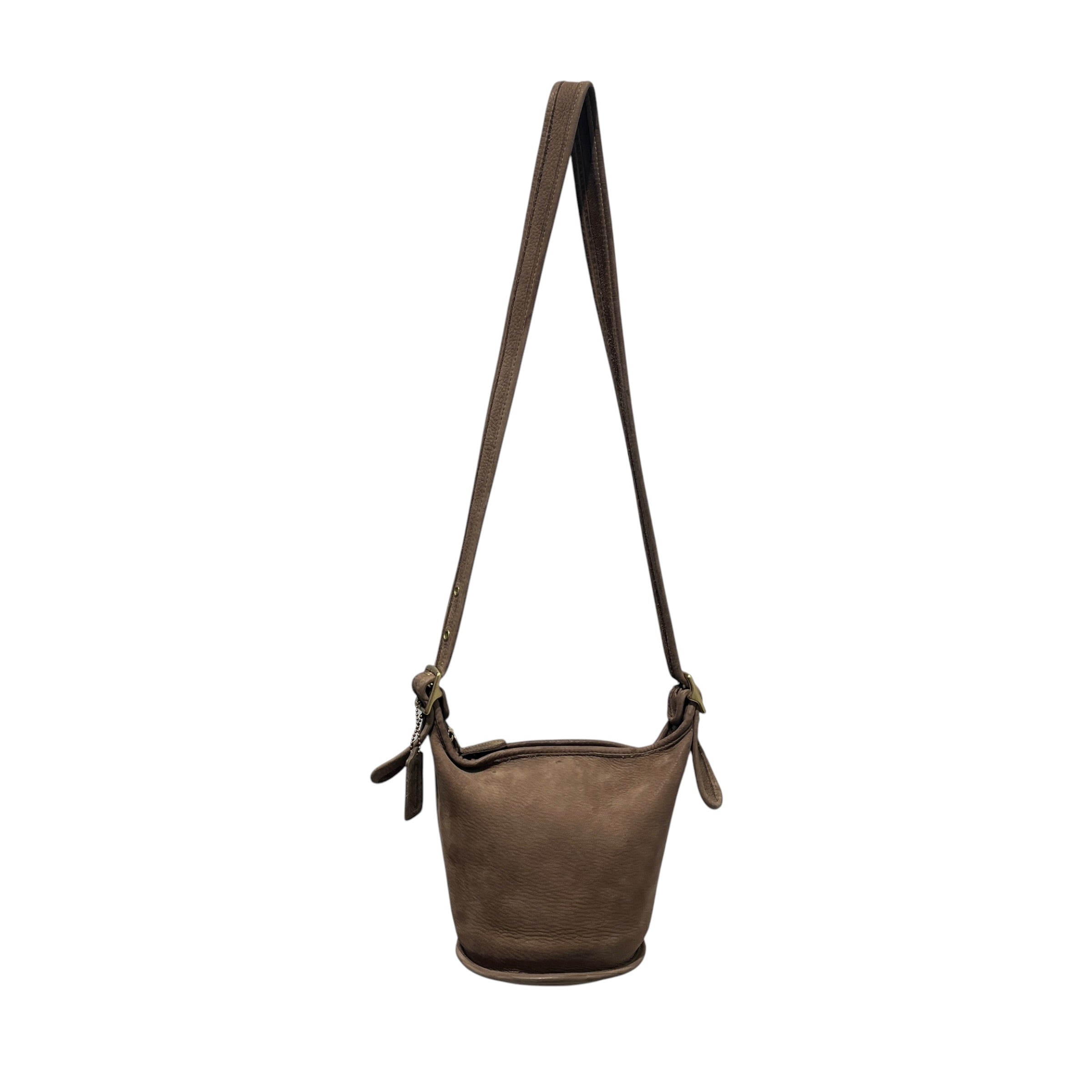 COACH/Cross Body Bag/Suede/CML/4954 suede view 1