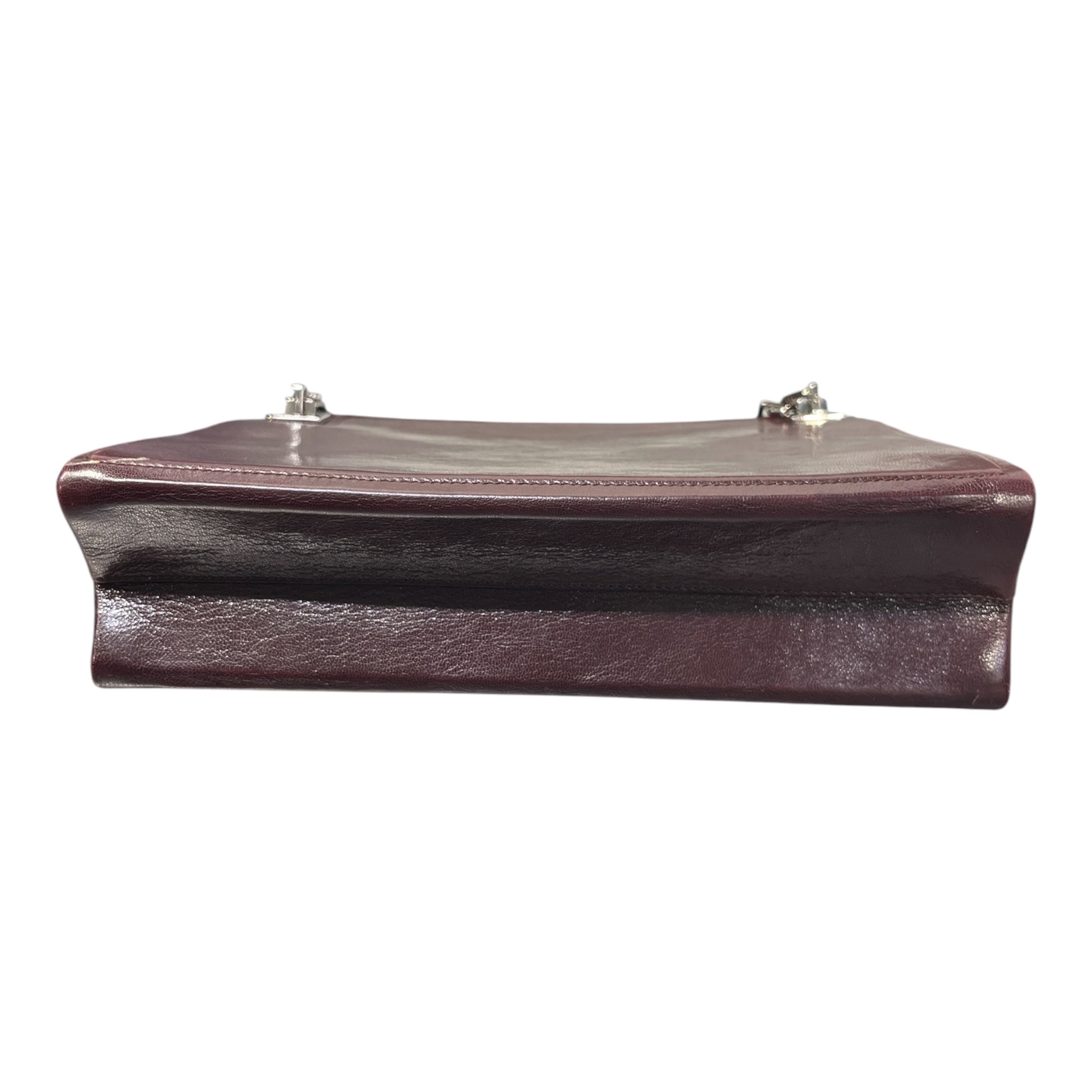 BALLY/Hand Bag/Leather/BRD/CHAIN HANDLES- MAGNET CLASP view 3