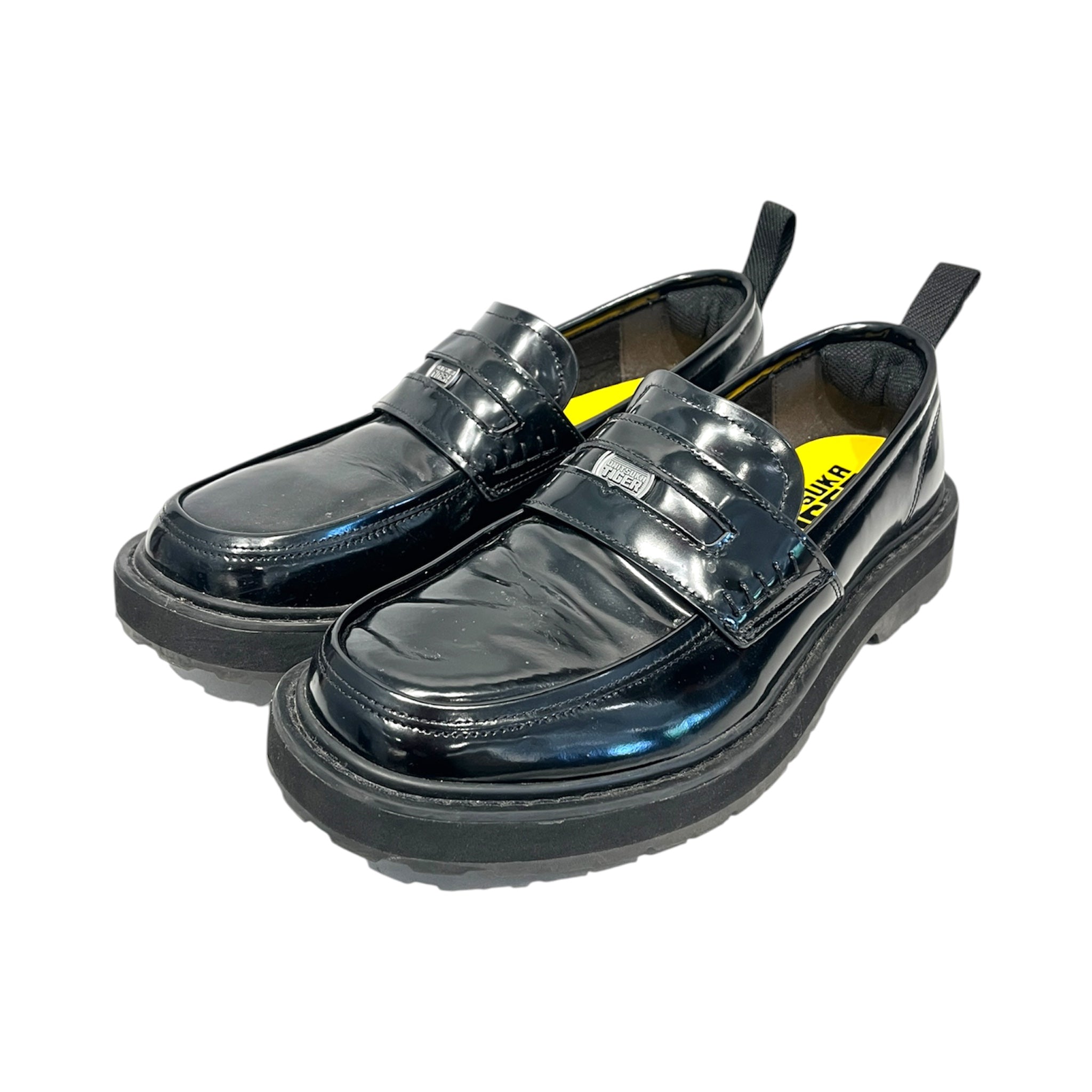 Onitsuka Tiger/Loafers/US 10.5/Leather/BLK/Patent/ view 1