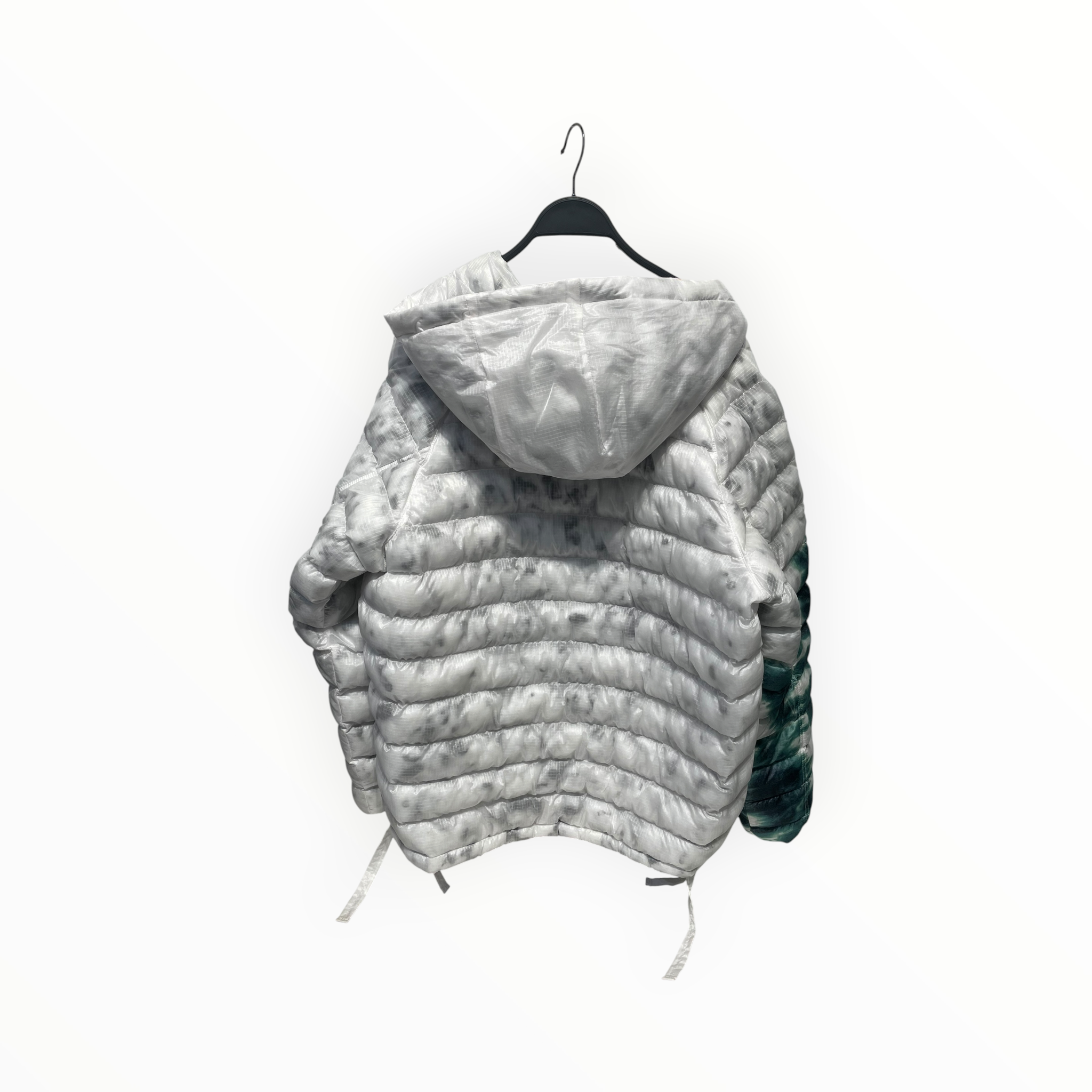 NIKE/STUSSY/Hoodie/M/All Over Print/WHT/GREEN ON SHOULDER view 2