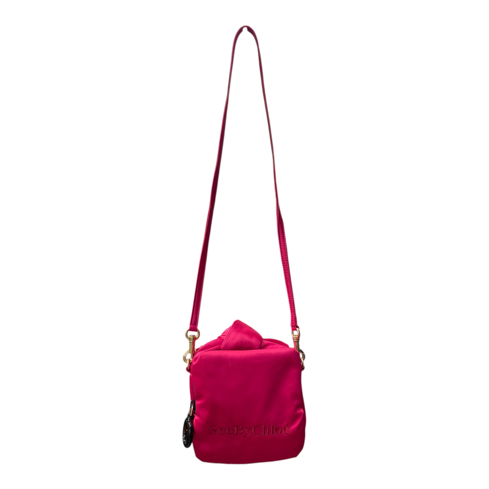 SEE BY CHLOE/Cross Body Bag/Nylon/PNK/SeeByChloe view 1