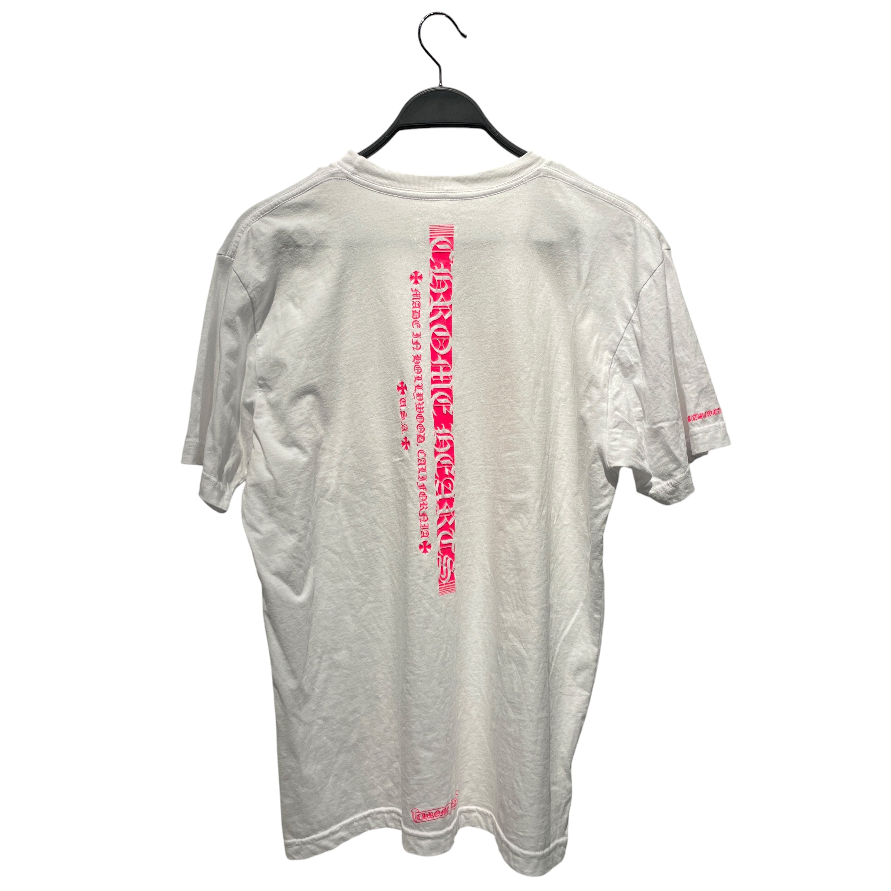 CHROME HEARTS/T-Shirt/L/Cotton/WHT/All Over Print/ view 2