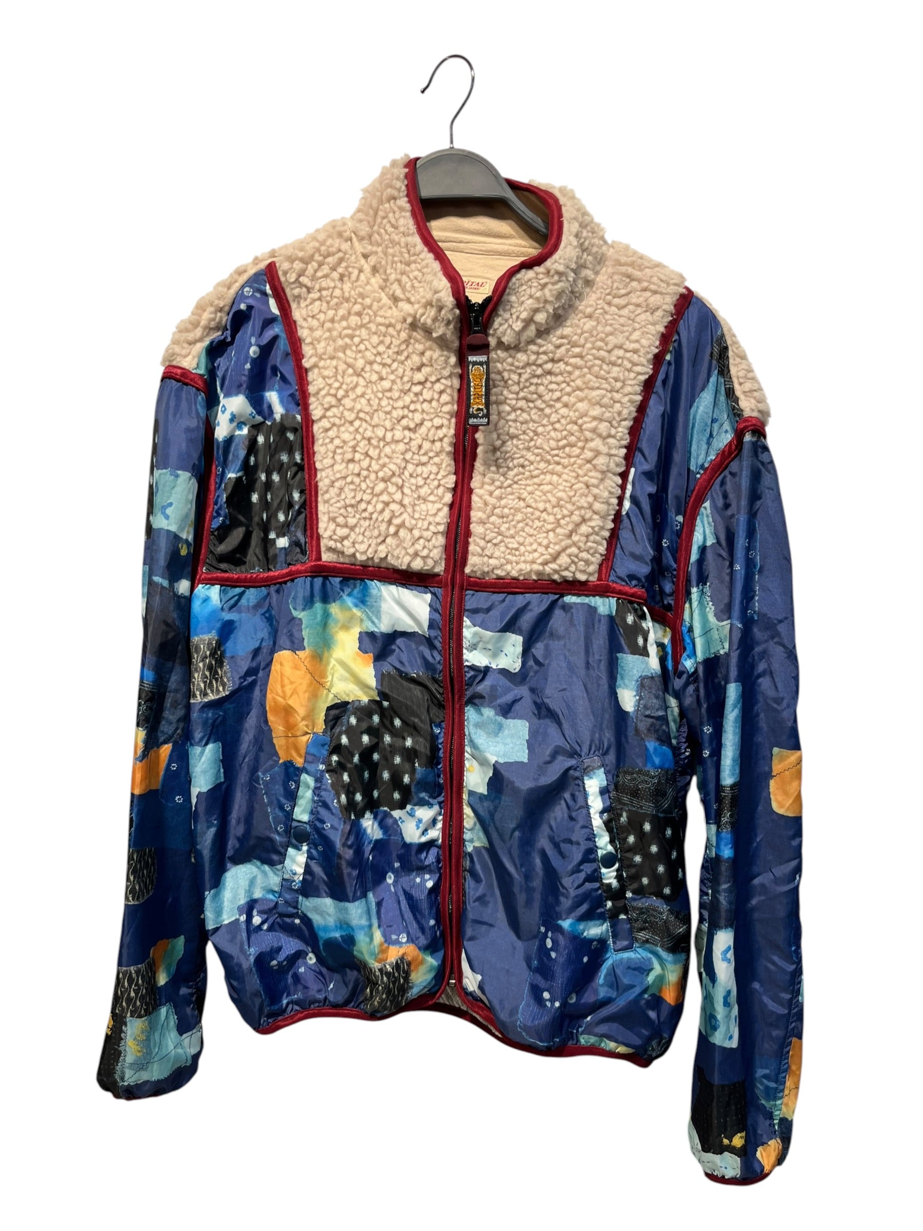 KAPITAL/Windbreaker/4/Polyester/BLU/All Over Print/ view 1