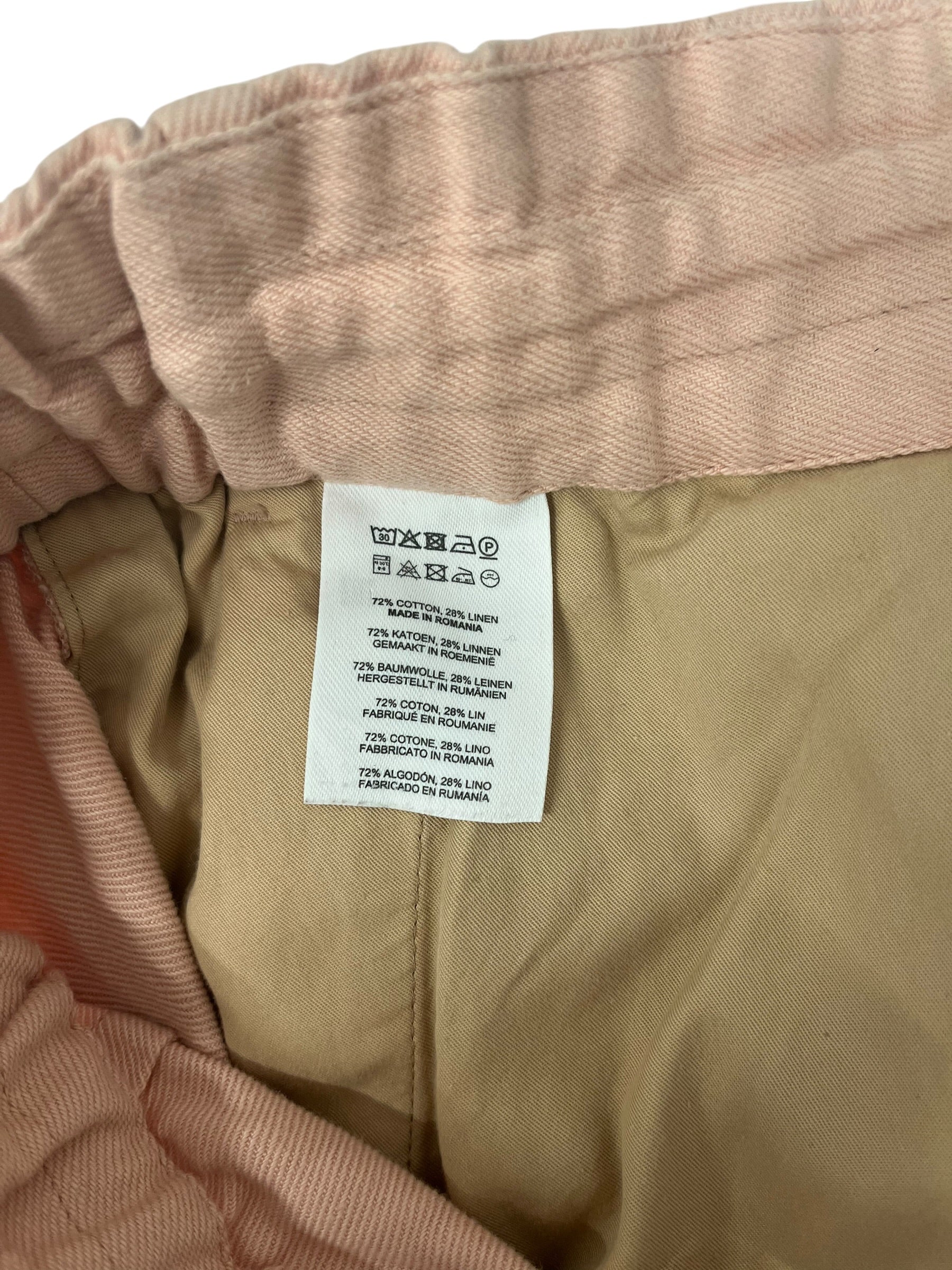 DRIES VAN NOTEN/Shorts/L/Linen/PNK/OVERSIZED/LONG view 4
