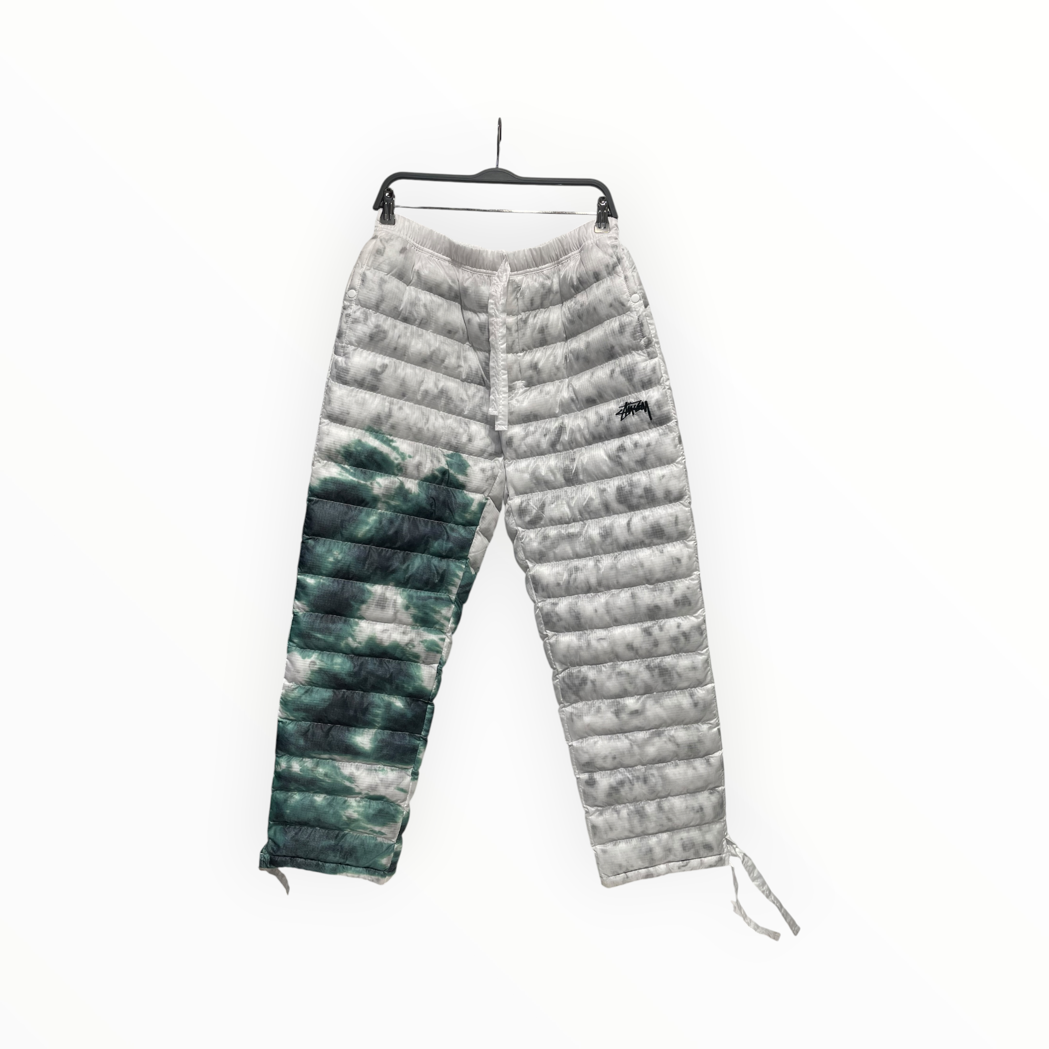 NIKE/STUSSY/Pants/M/WHT/Graphic/GREEN ON LEG STUSSY view 1