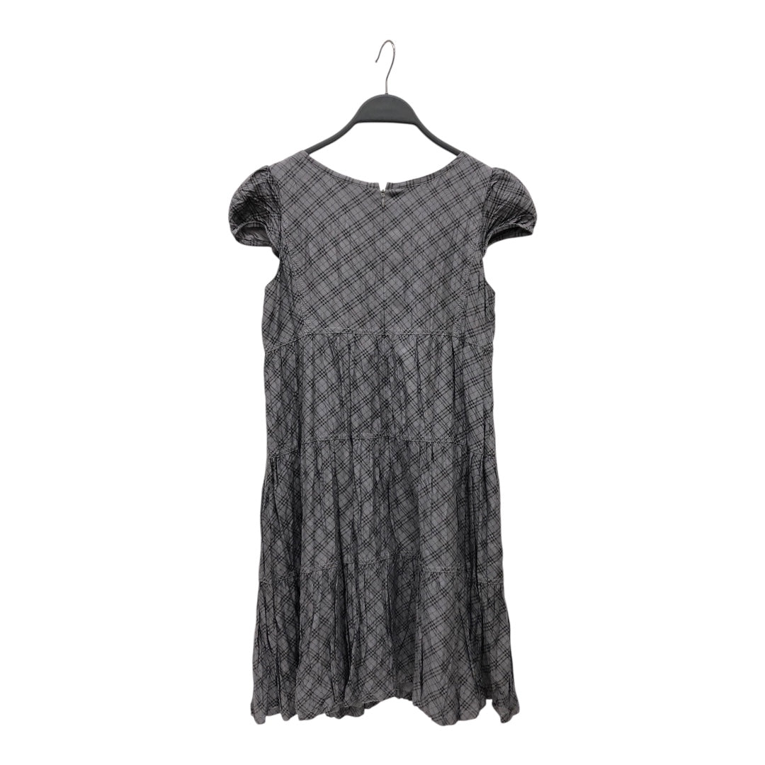 BURBERRY BLUE LABEL/SS Dress/36/Plaid/Cotton/GRY/ view 2