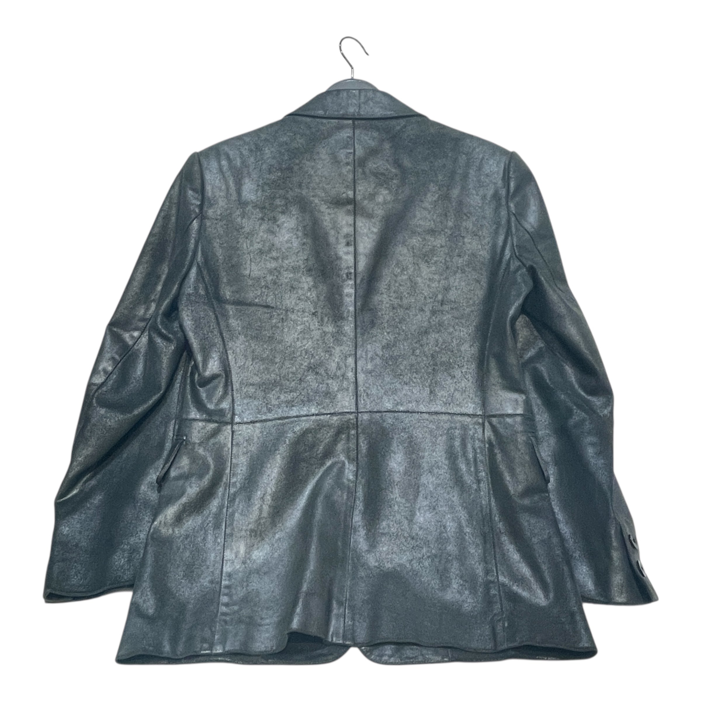 YOSHIYUKI KONISHI/Jacket/2/Leather/GRY/Blazer view 2