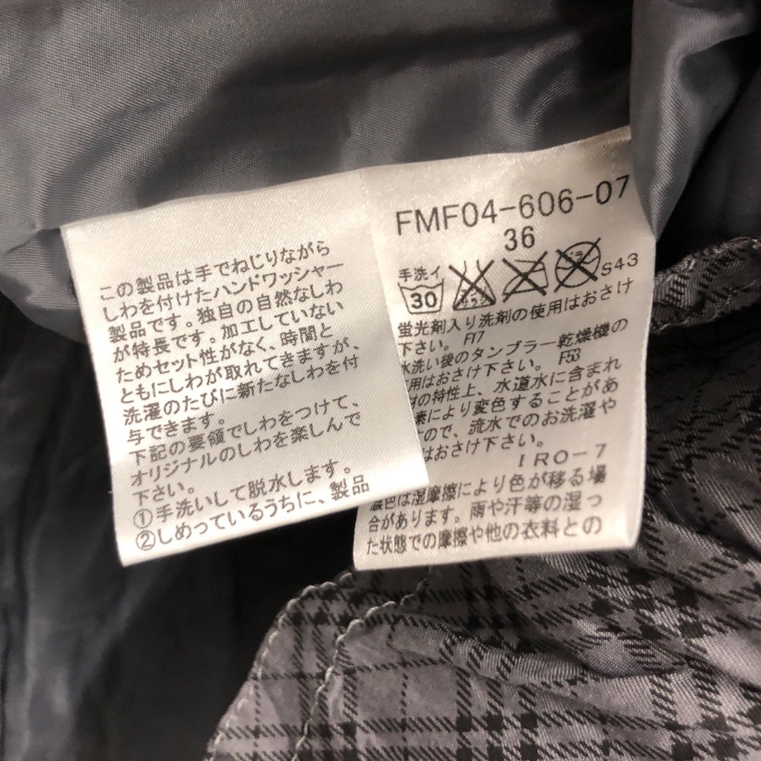 BURBERRY BLUE LABEL/SS Dress/36/Plaid/Cotton/GRY/ view 4
