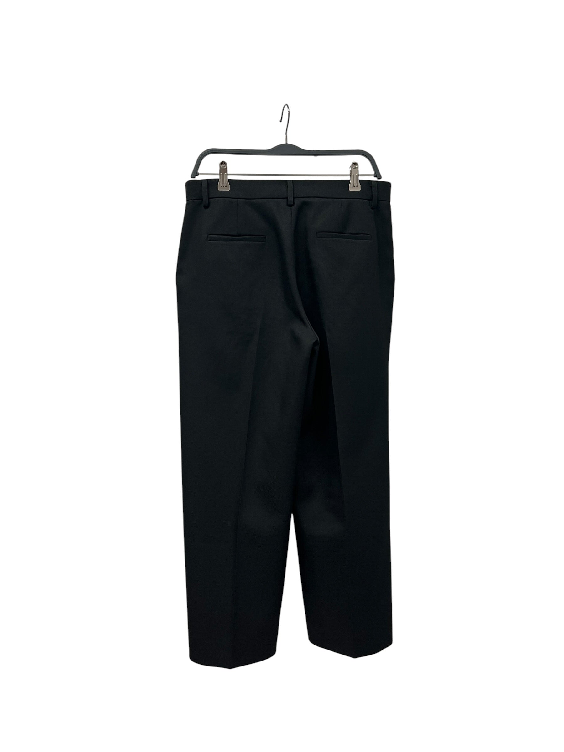 Sandy Liang/Wide Leg Pants/10/Polyester/BLK/WIDE LEG PLEATED view 2