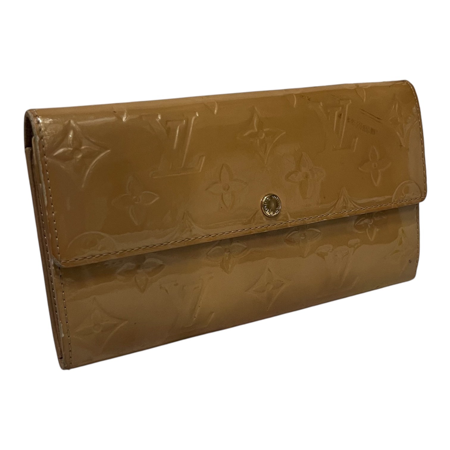LOUIS VUITTON/Wallet/Monogram/Leather/BEG/L's/monogram
