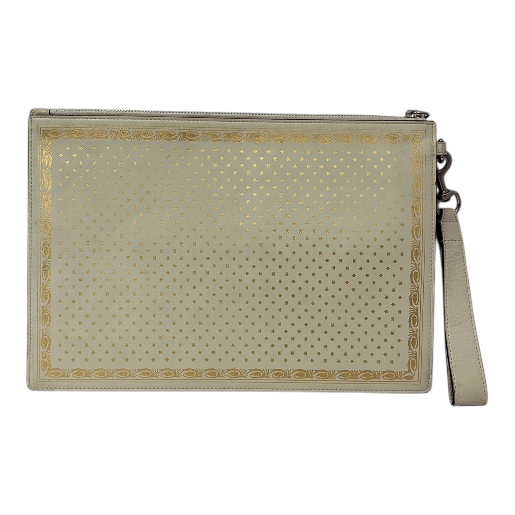 GUCCI/Pouch/All Over Print/Leather/WHT/GUCCY STARS 5104892184 view 2