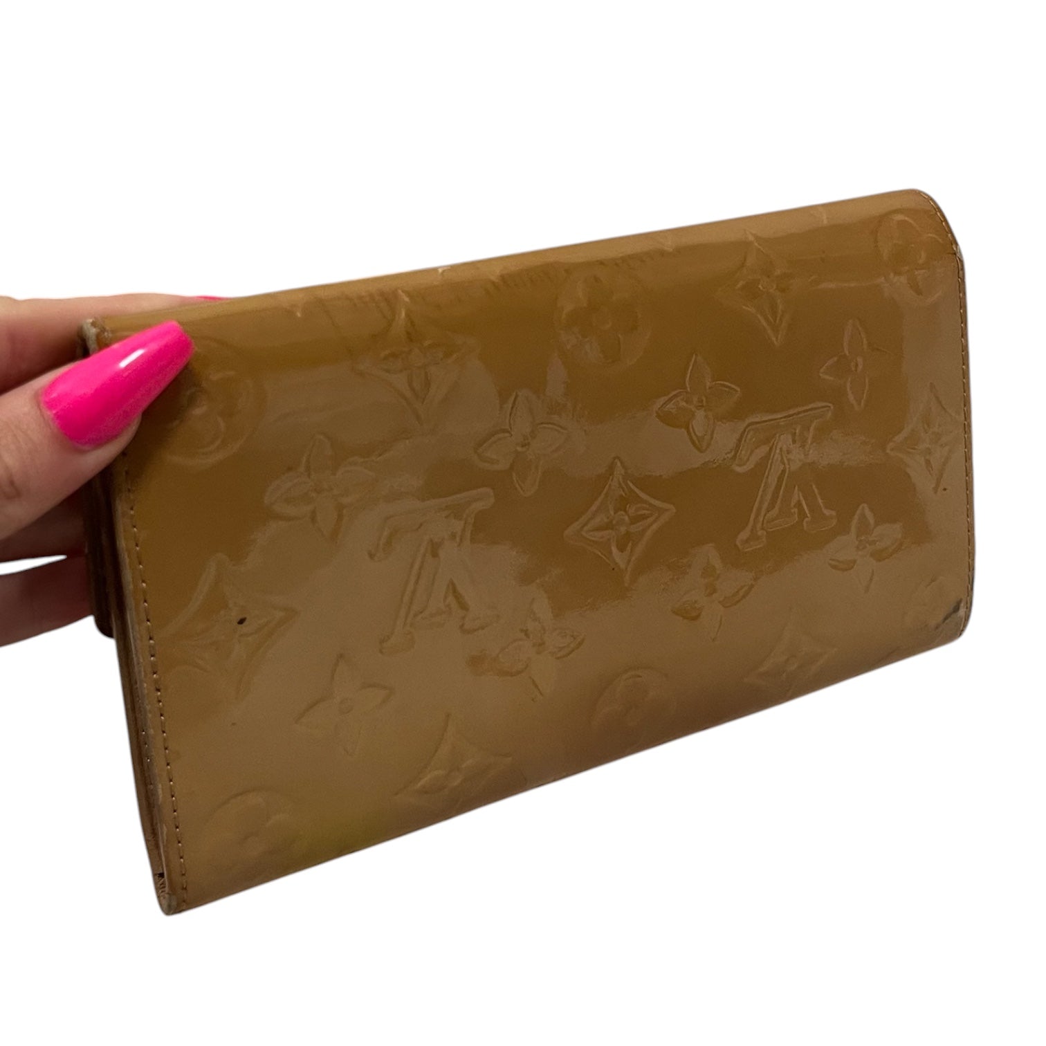 LOUIS VUITTON/Wallet/Monogram/Leather/BEG/L's/monogram view 2