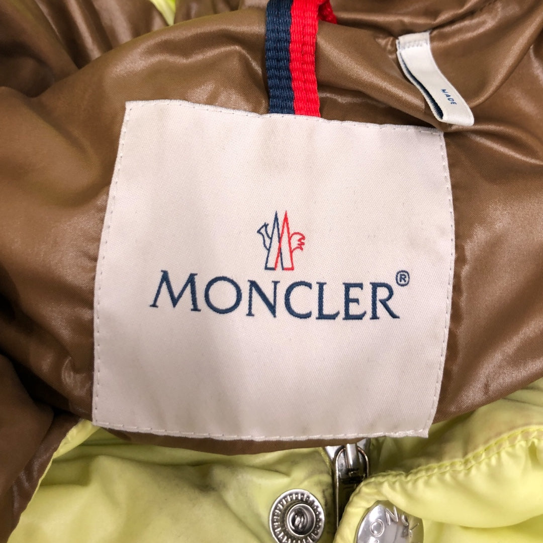 MONCLER/Puffer Jkt/M/Polyester/YEL/Coutard Jkt Yellow/Brown view 6