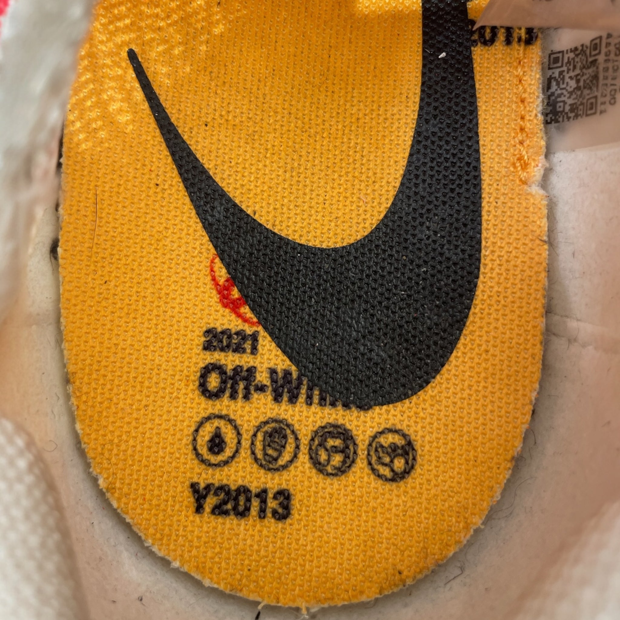 NIKE/OFF-WHITE/Low-Sneakers/US 13/Cotton/WHT/Air Zoom Tempo NikexOff-Wht view 3