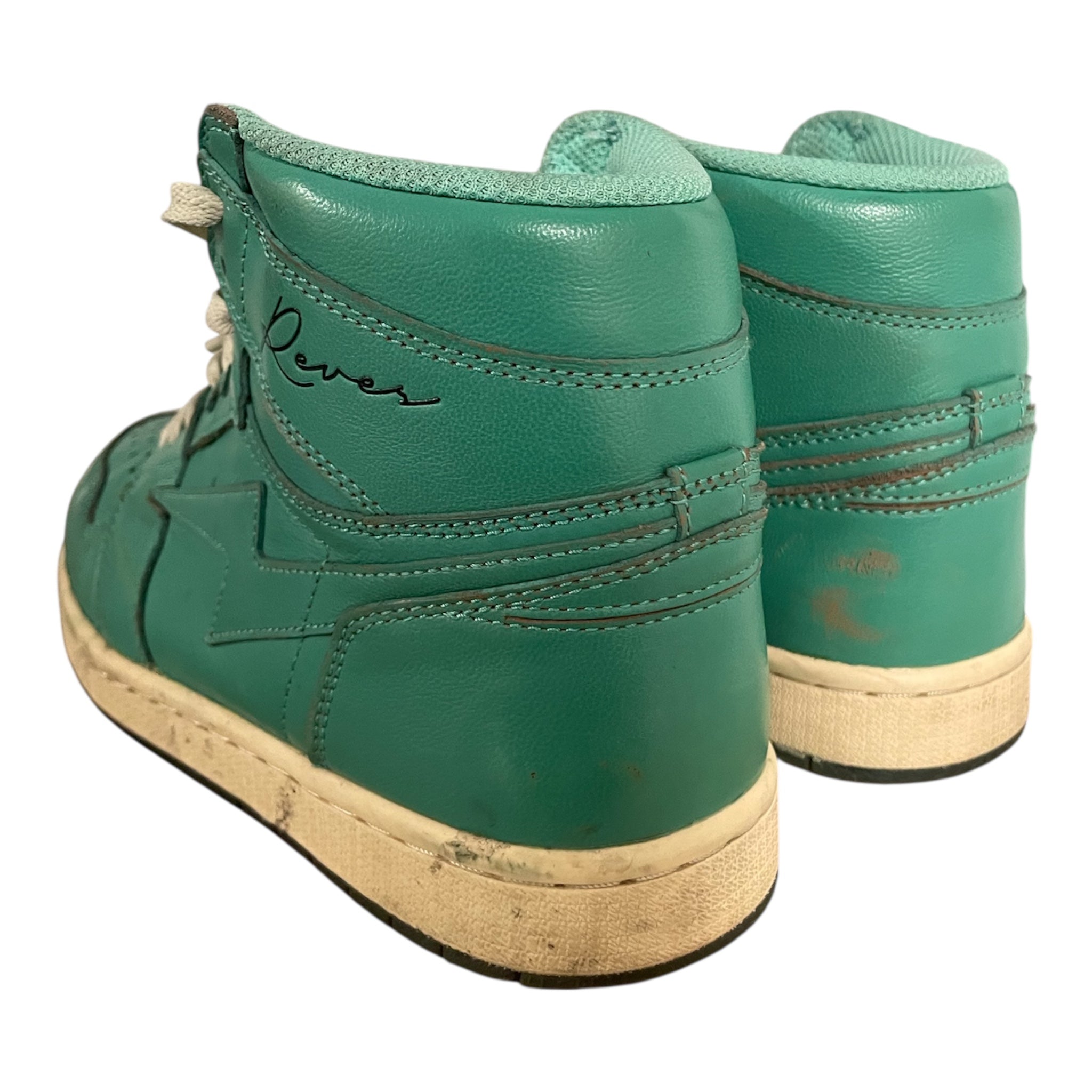 REVES PARIS/Hi-Sneakers/US 8.5/Leather/GRN/AIR KIY view 2