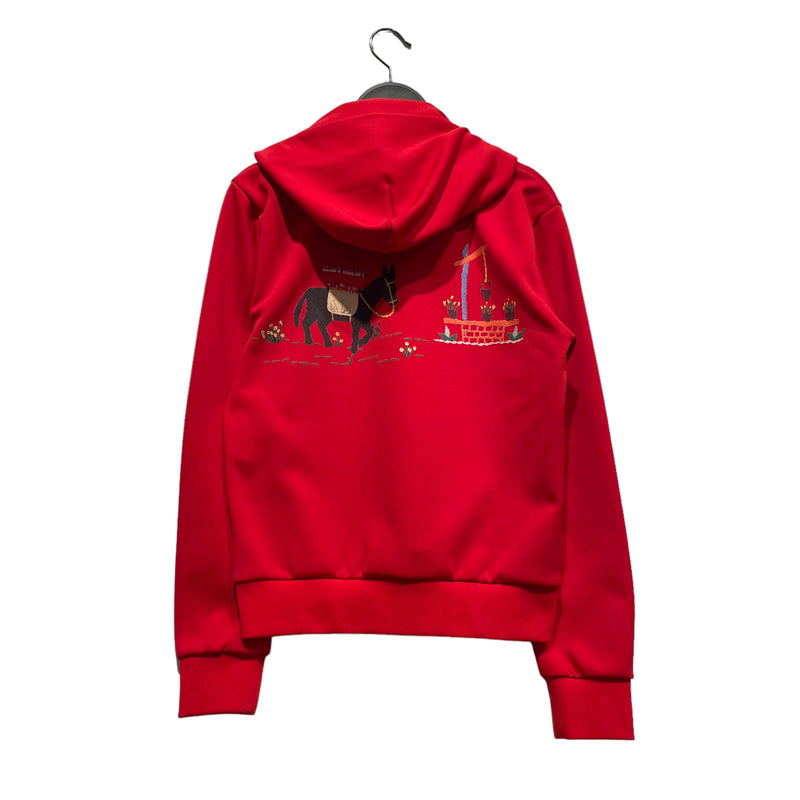 COMME des GARCONS GIRL/Hoodie/L/Cotton/RED/