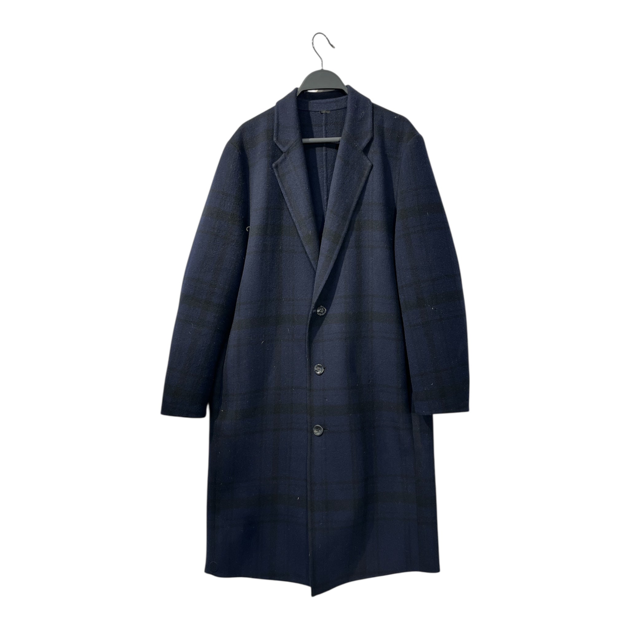 Acne Studios/Coat/46/Wool/NVY/Plaid/Charles Check PUW15 view 1