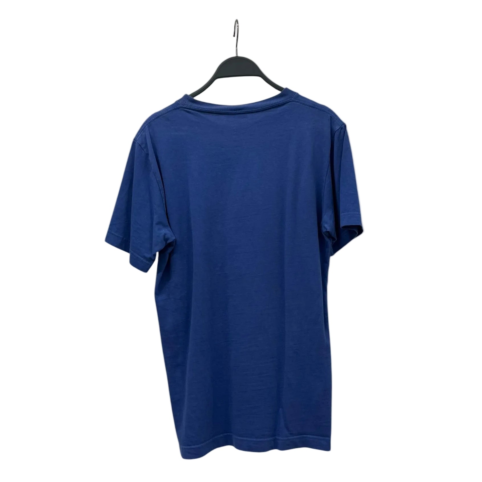 BALENCIAGA/T-Shirt/S/Cotton/BLU/PLAIN view 2