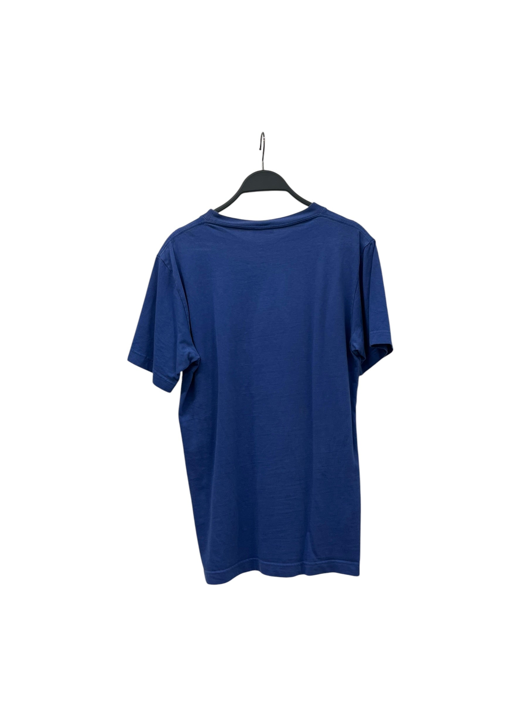 BALENCIAGA/T-Shirt/S/Cotton/BLU/PLAIN view 2