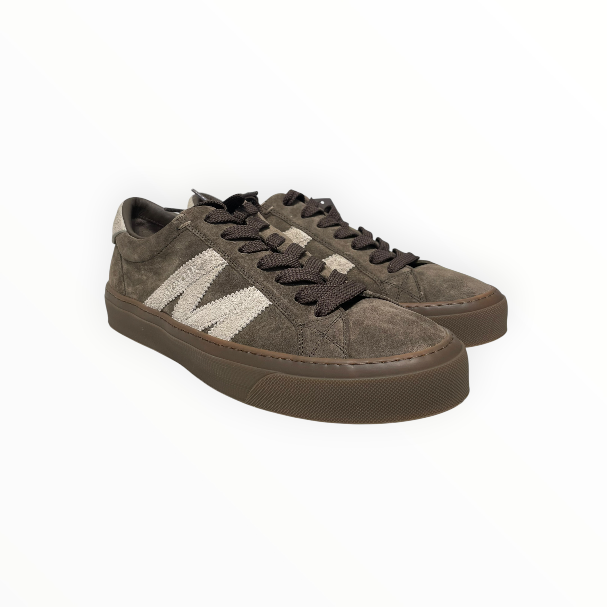 MONCLER/Low-Sneakers/US 11/Leather/BRW/MONACO SUEDE TAN view 1