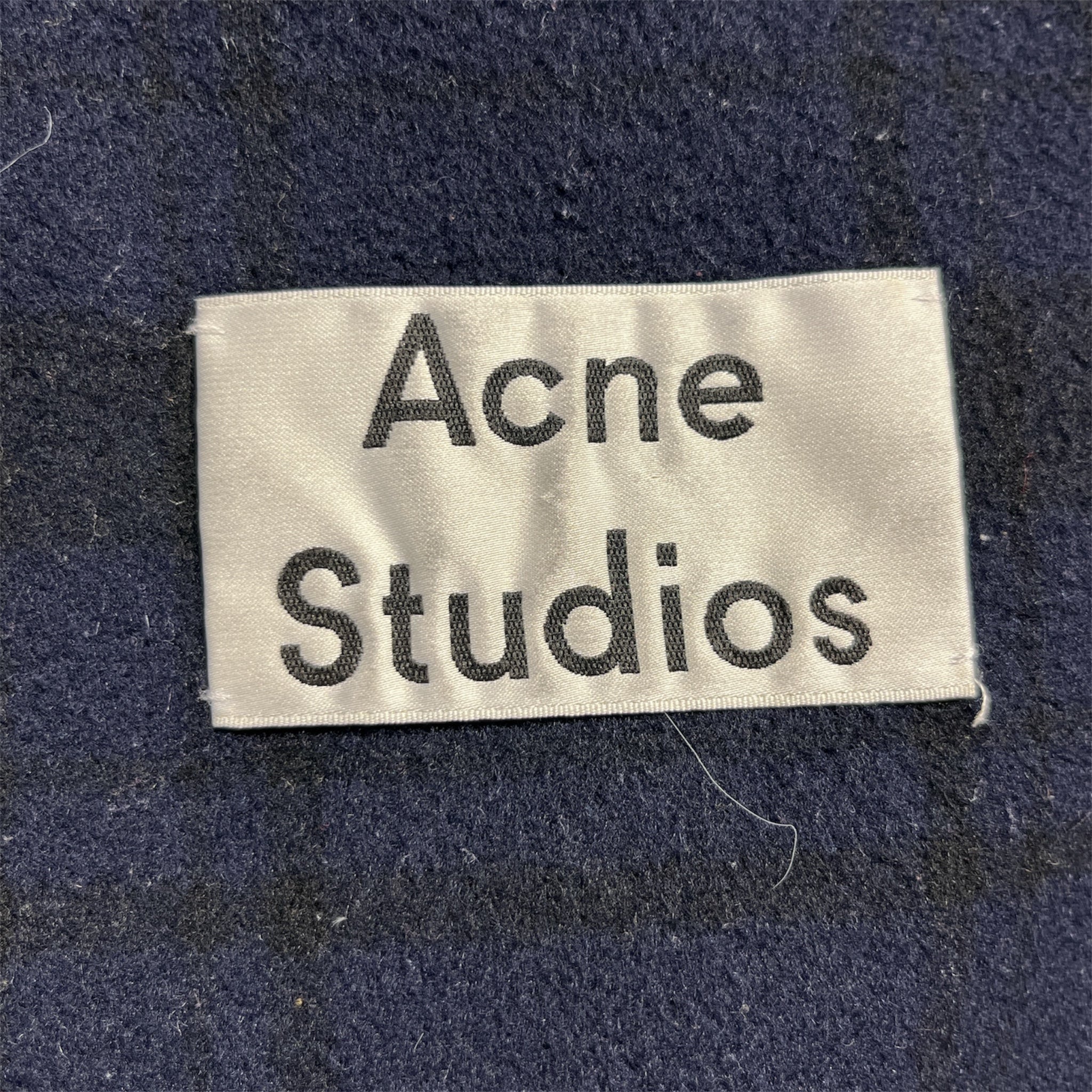 Acne Studios/Coat/46/Wool/NVY/Plaid/Charles Check PUW15 view 3