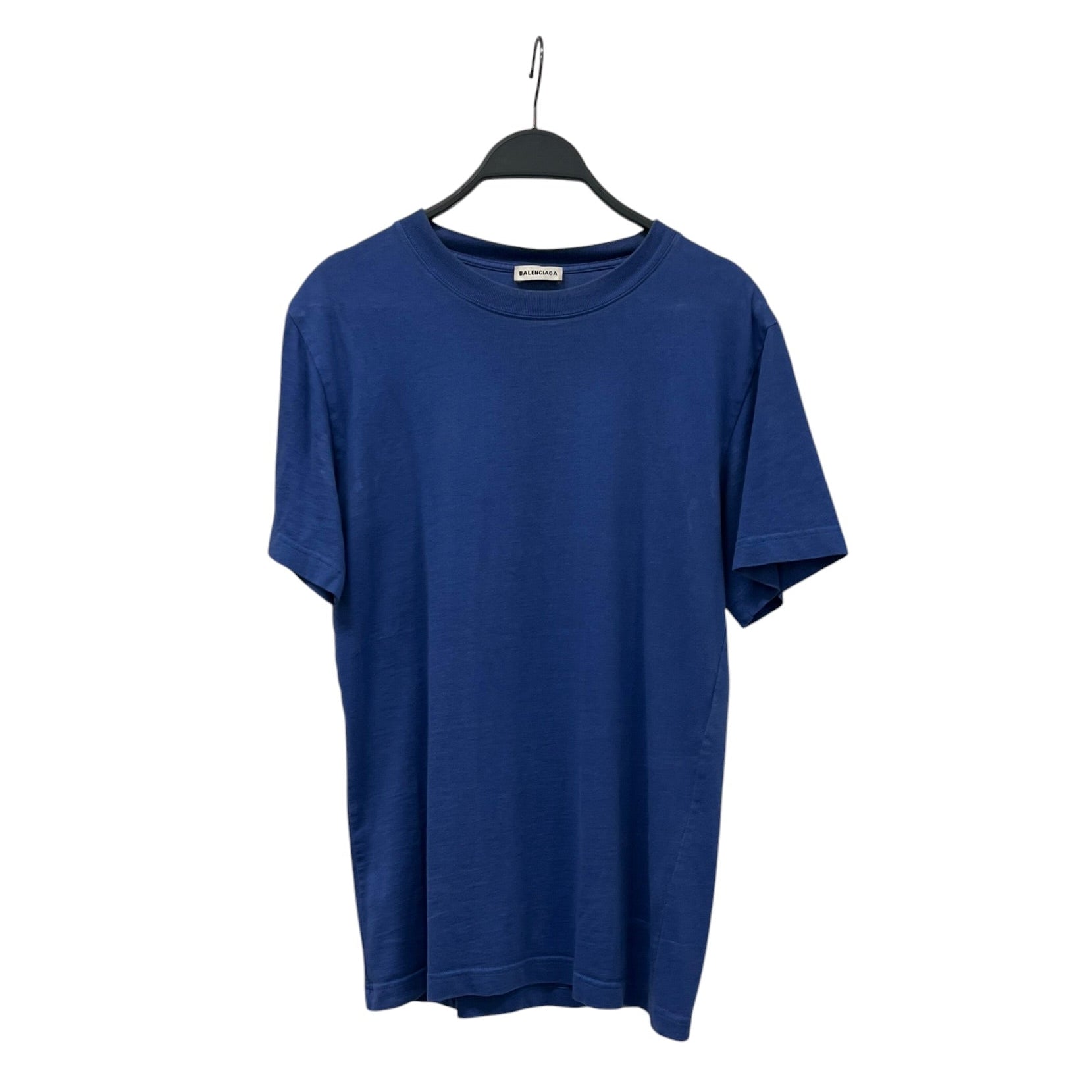 BALENCIAGA/T-Shirt/S/Cotton/BLU/PLAIN view 1