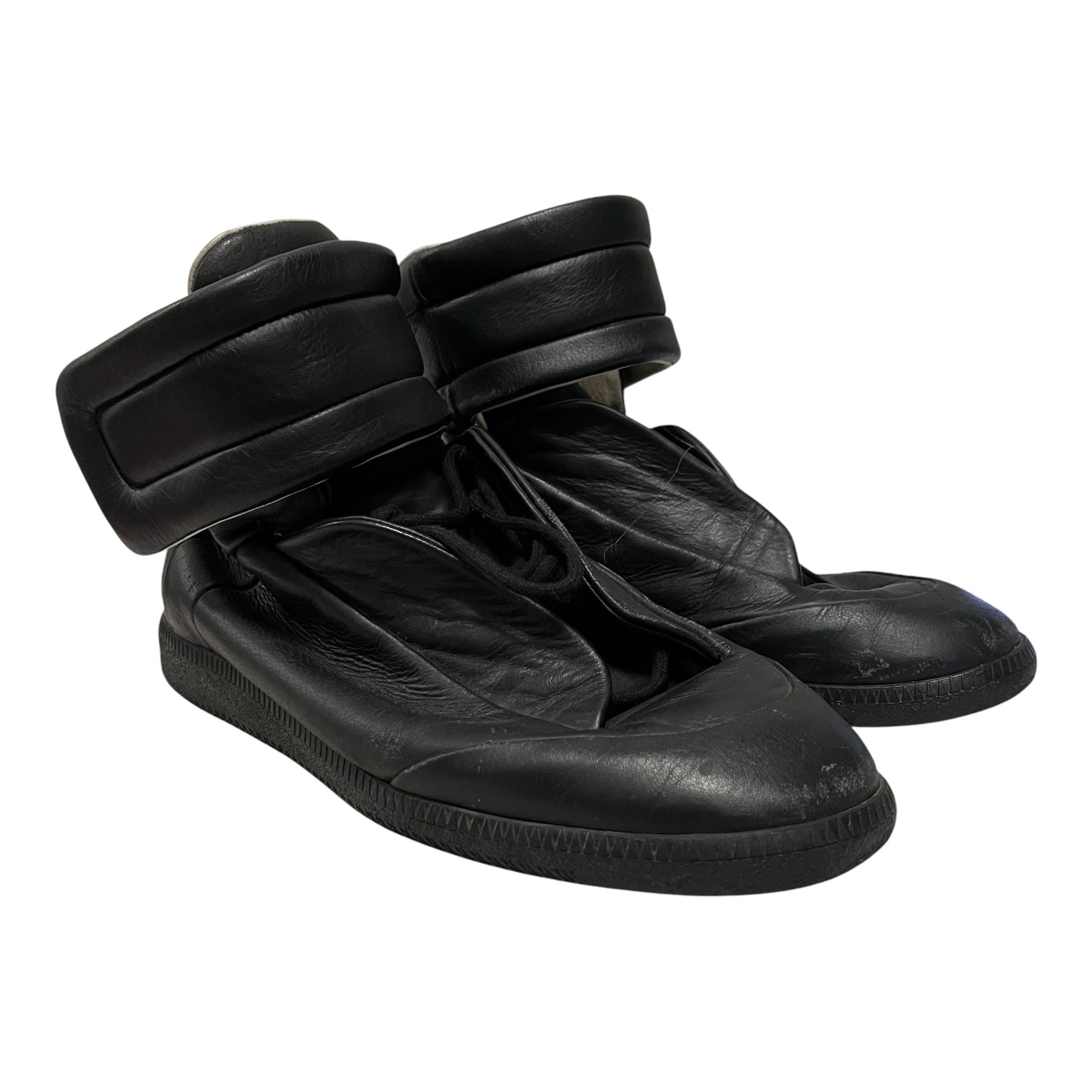 Maison Margiela/Hi-Sneakers/EU 43/Cowhide/BLK/2012 futures view 1