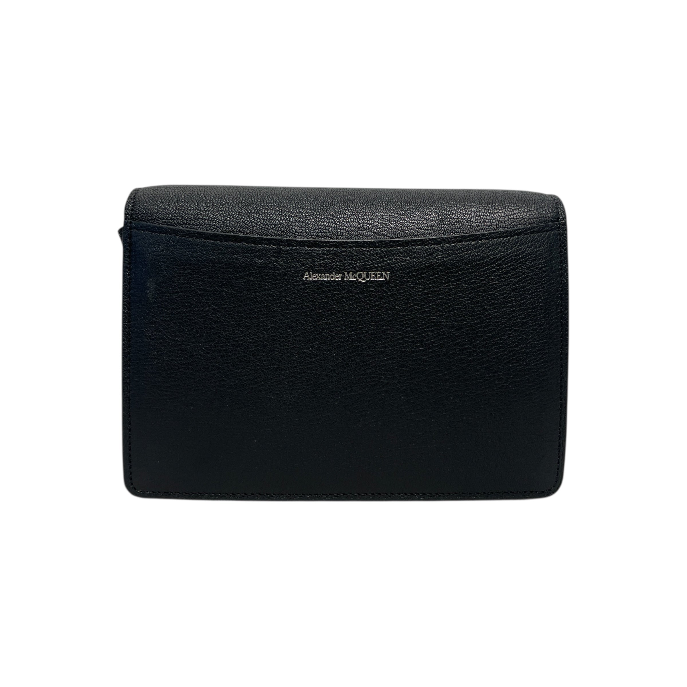 Alexander McQueen/Clutch Bag/Leather/BLK/finger clutch view 2