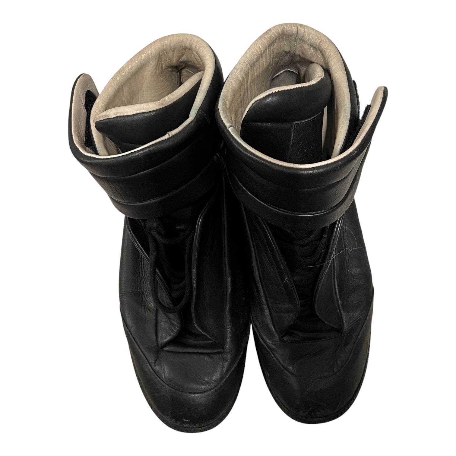 Maison Margiela/Hi-Sneakers/EU 43/Cowhide/BLK/2012 futures view 3