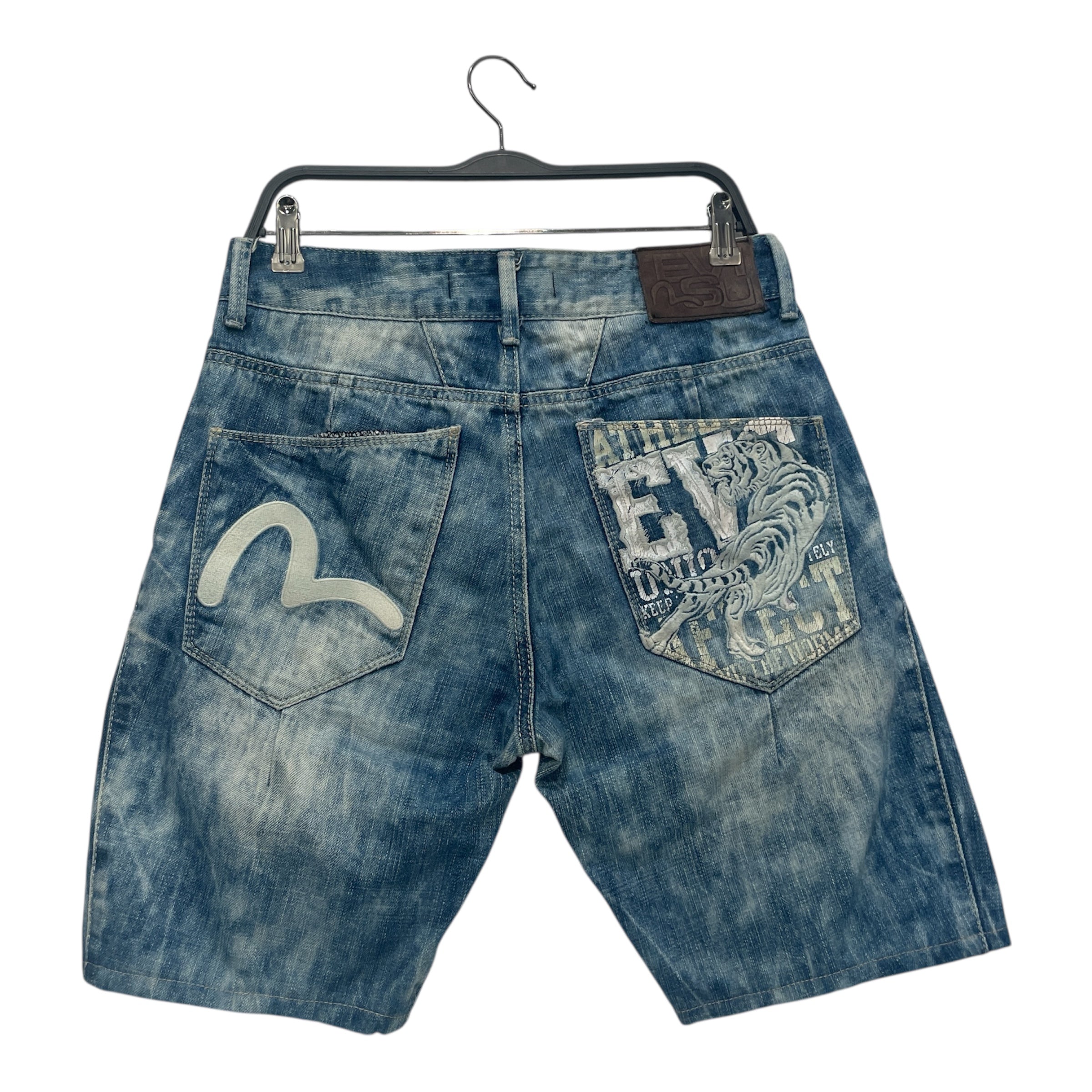 EVISU/Shorts/32/Denim/BLU/Tiger pants view 2