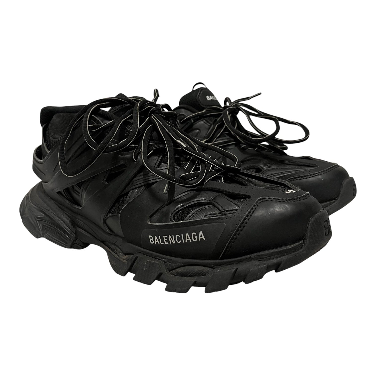 BALENCIAGA/Low-Sneakers/EU 43/BLK/track triple black view 1