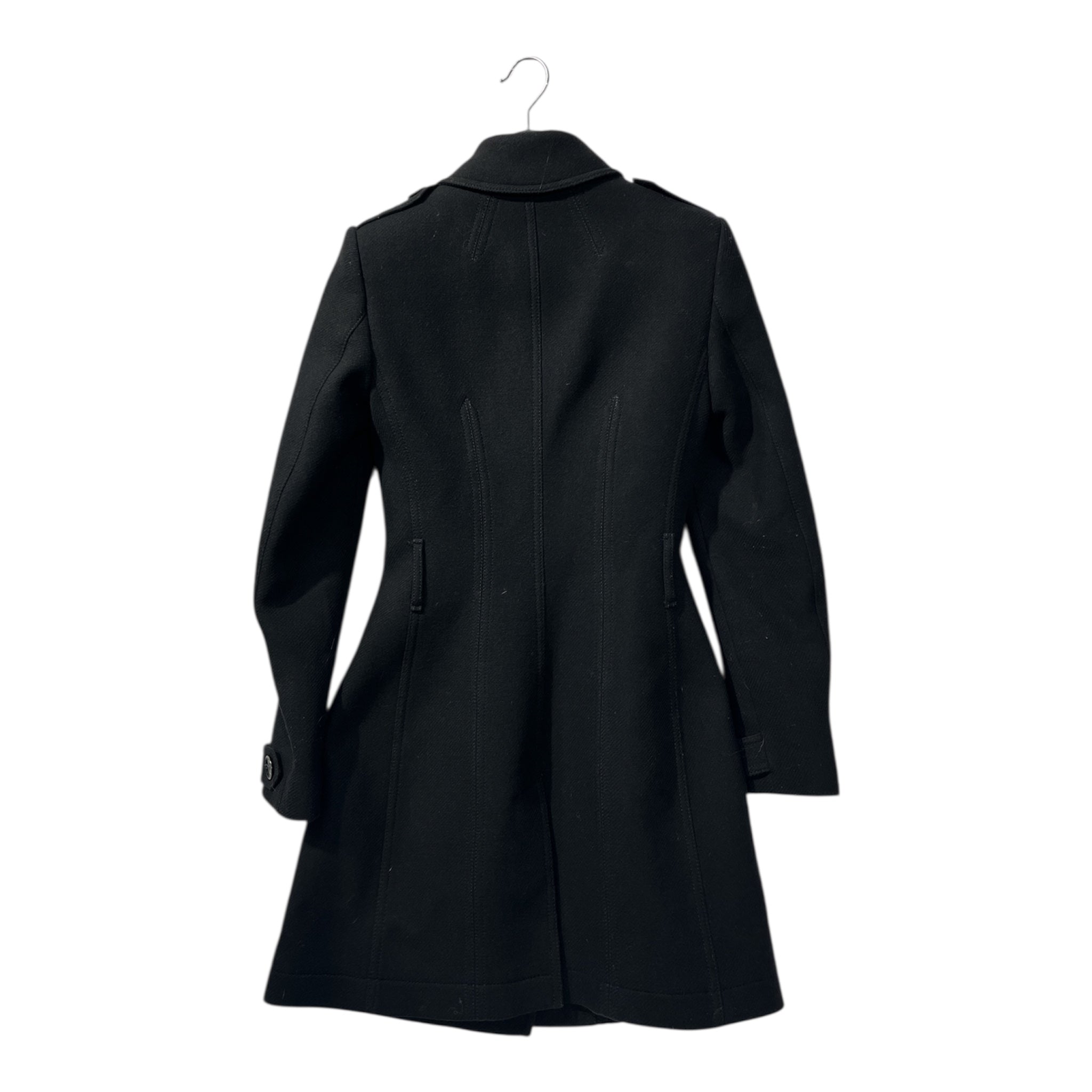BURBERRY BRIT/Trench Coat/0/Wool/BLK/ view 2
