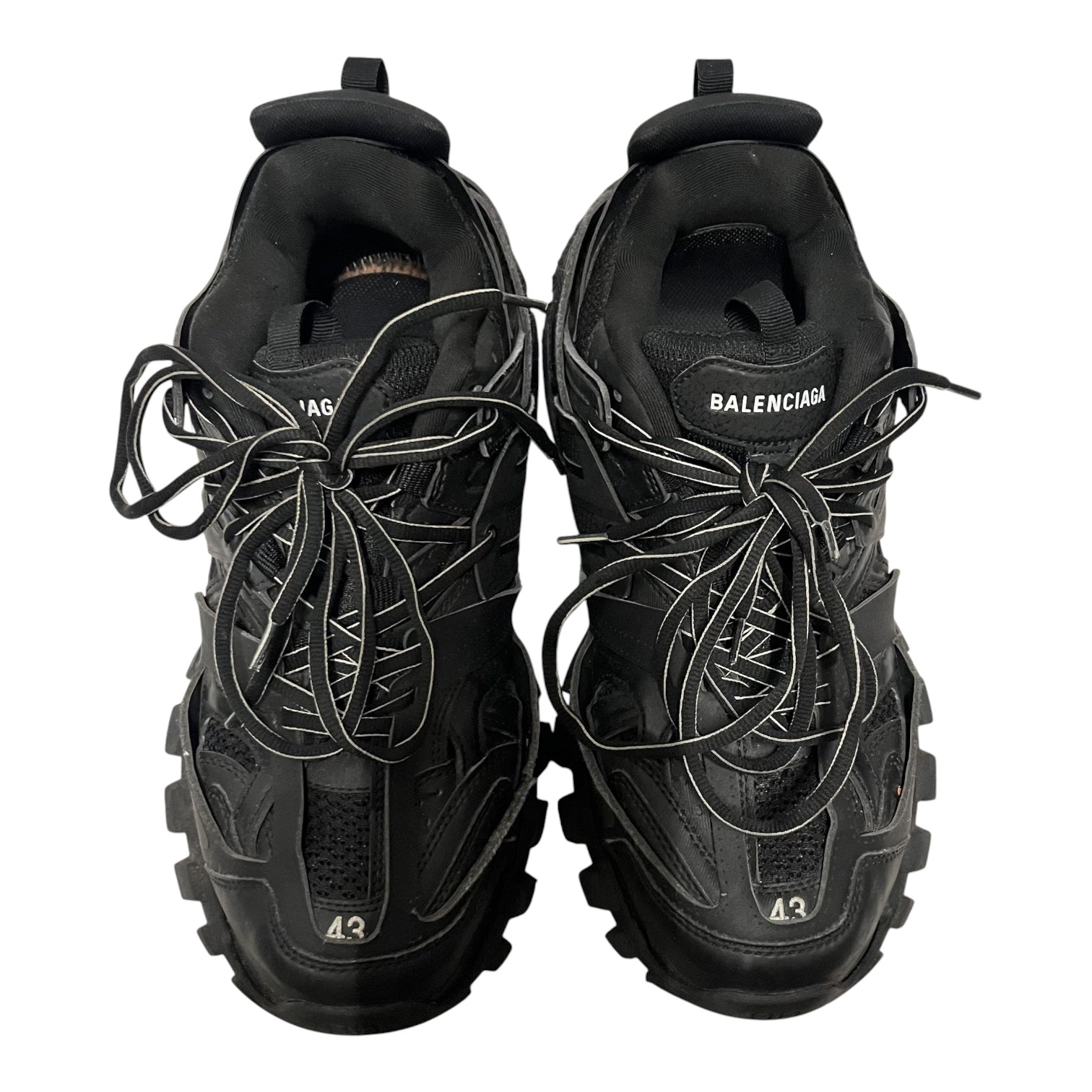 BALENCIAGA/Low-Sneakers/EU 43/BLK/track triple black view 3