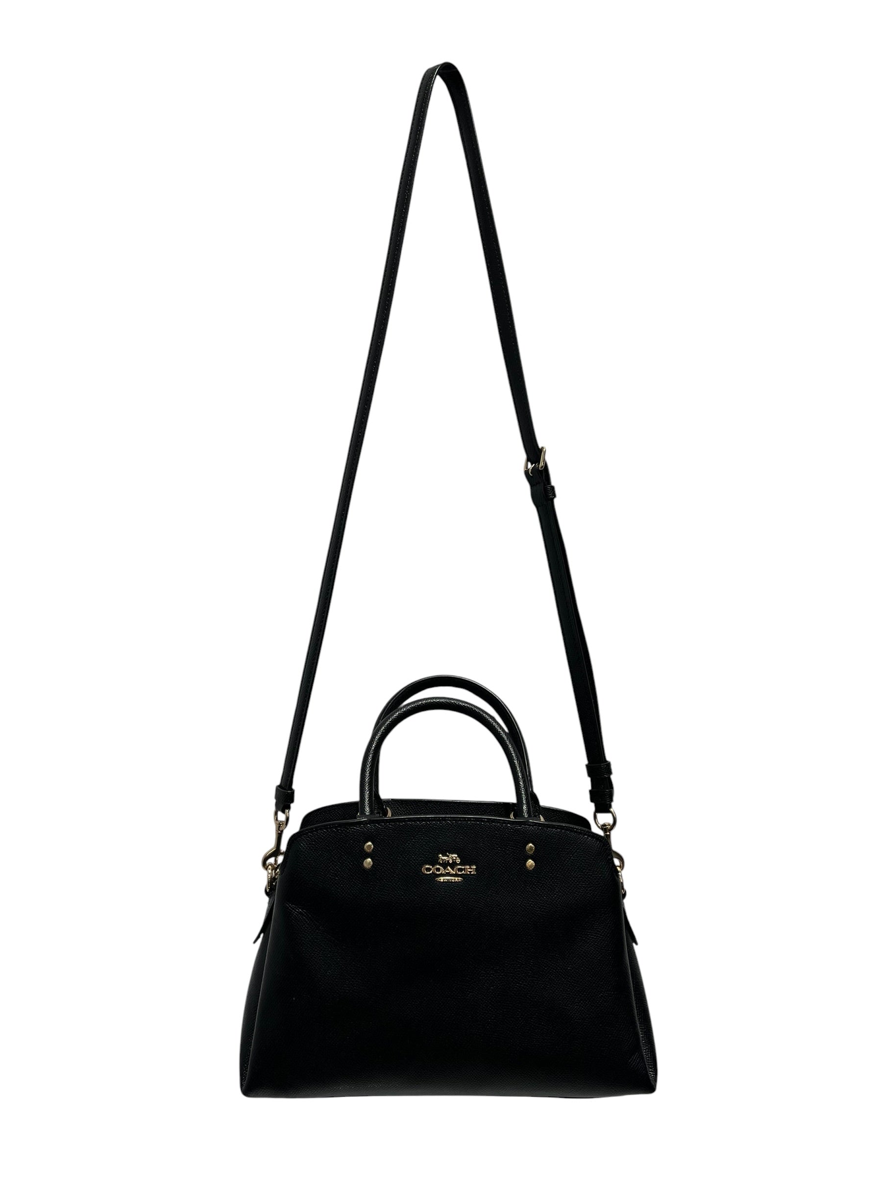 COACH/Cross Body Bag/Leather/BLK/LILLIE SATCHEL view 1
