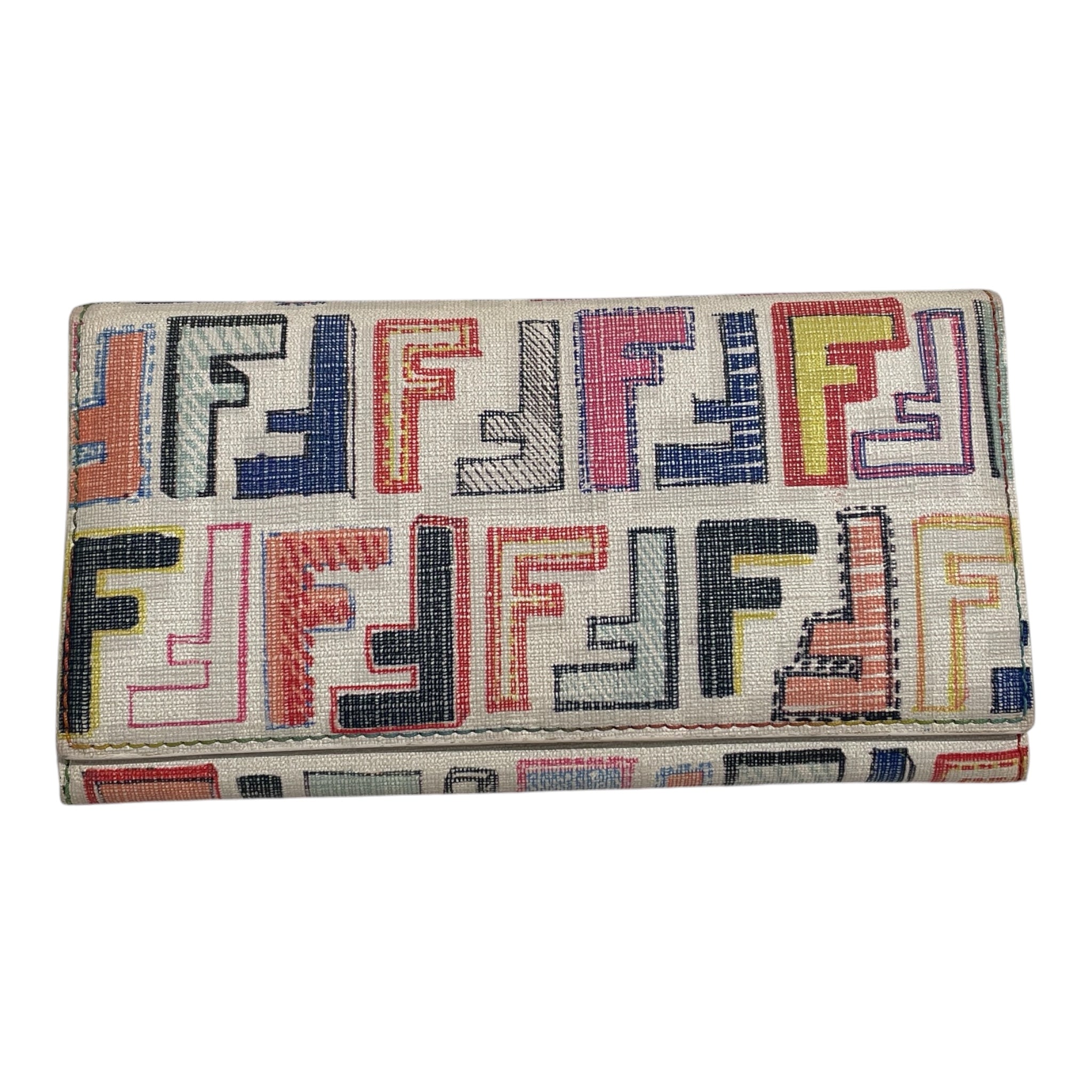 FENDI/Long Wallet/Monogram/MLT/Multi zucca continental wallet view 1